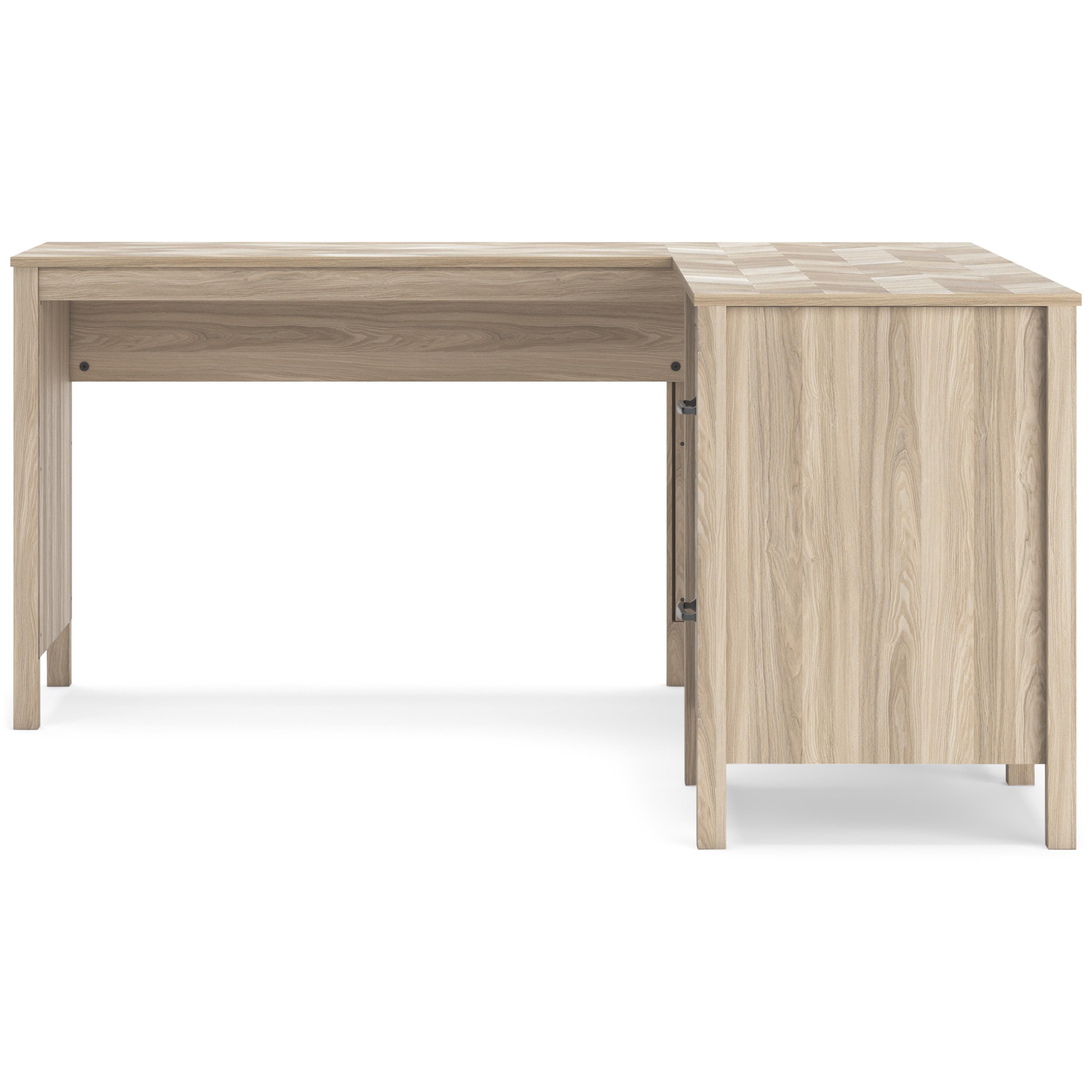 Signature Design by Ashley Battelle H3929H1 60" Home Office Desk with Return IMAGE 4