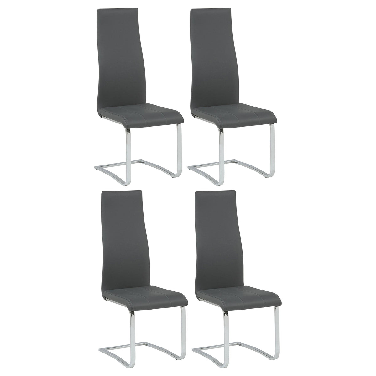  Coaster Furniture Montclair 100515GRY Upholstered Dining Side Chair - Grey IMAGE 1