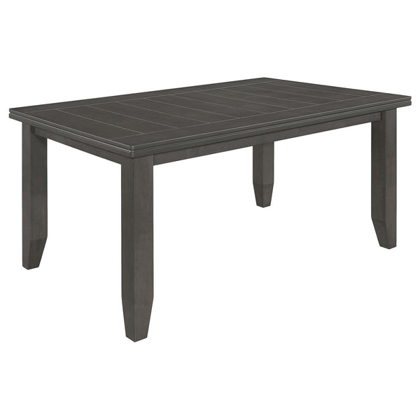 Coaster Furniture Dalila 102721GRY Rectangular 66-inch Wood Dining Table - Dark Grey