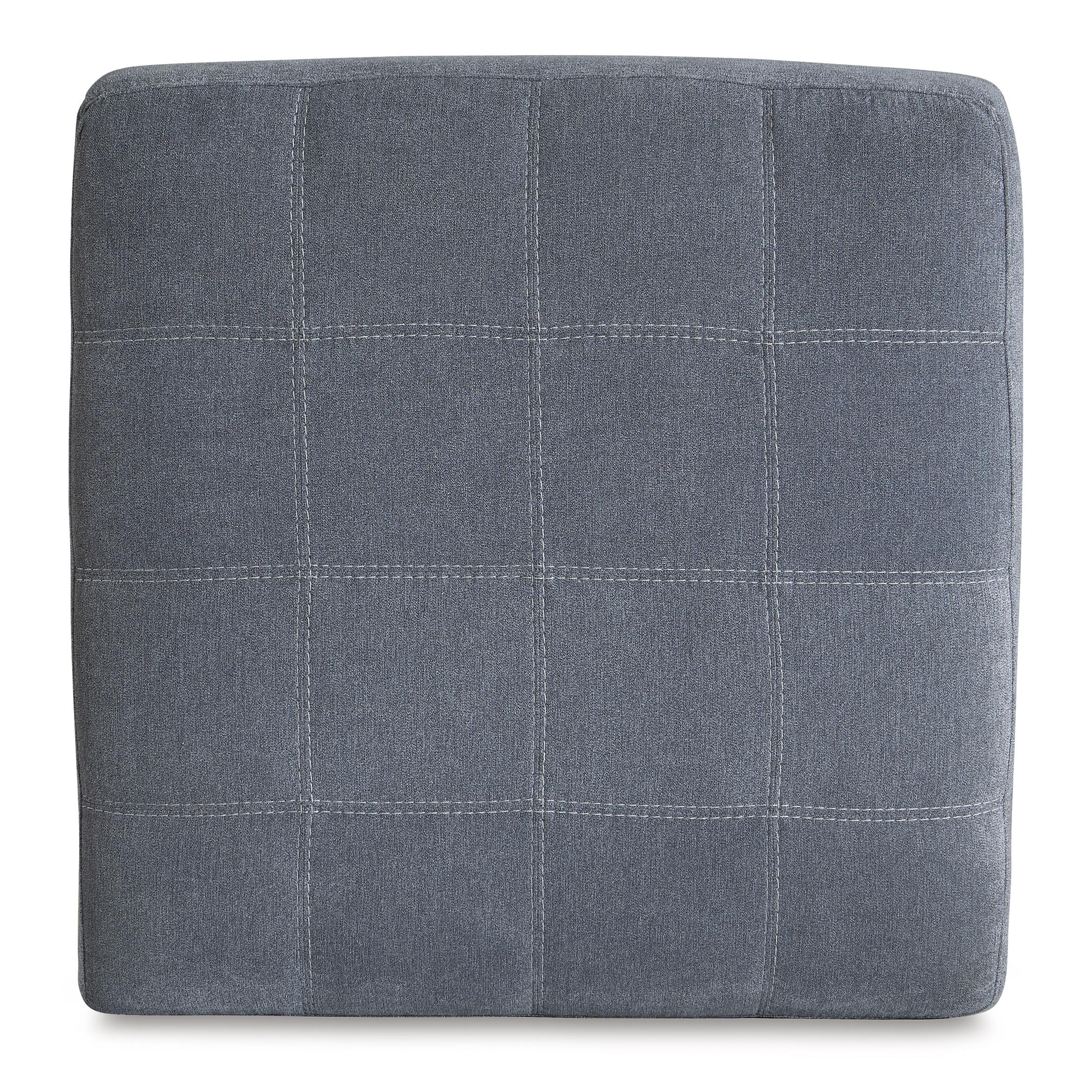  Manufacturer Color_Denim --  Signature Design by Ashley Marleton Fabric Ottoman IMAGE 3