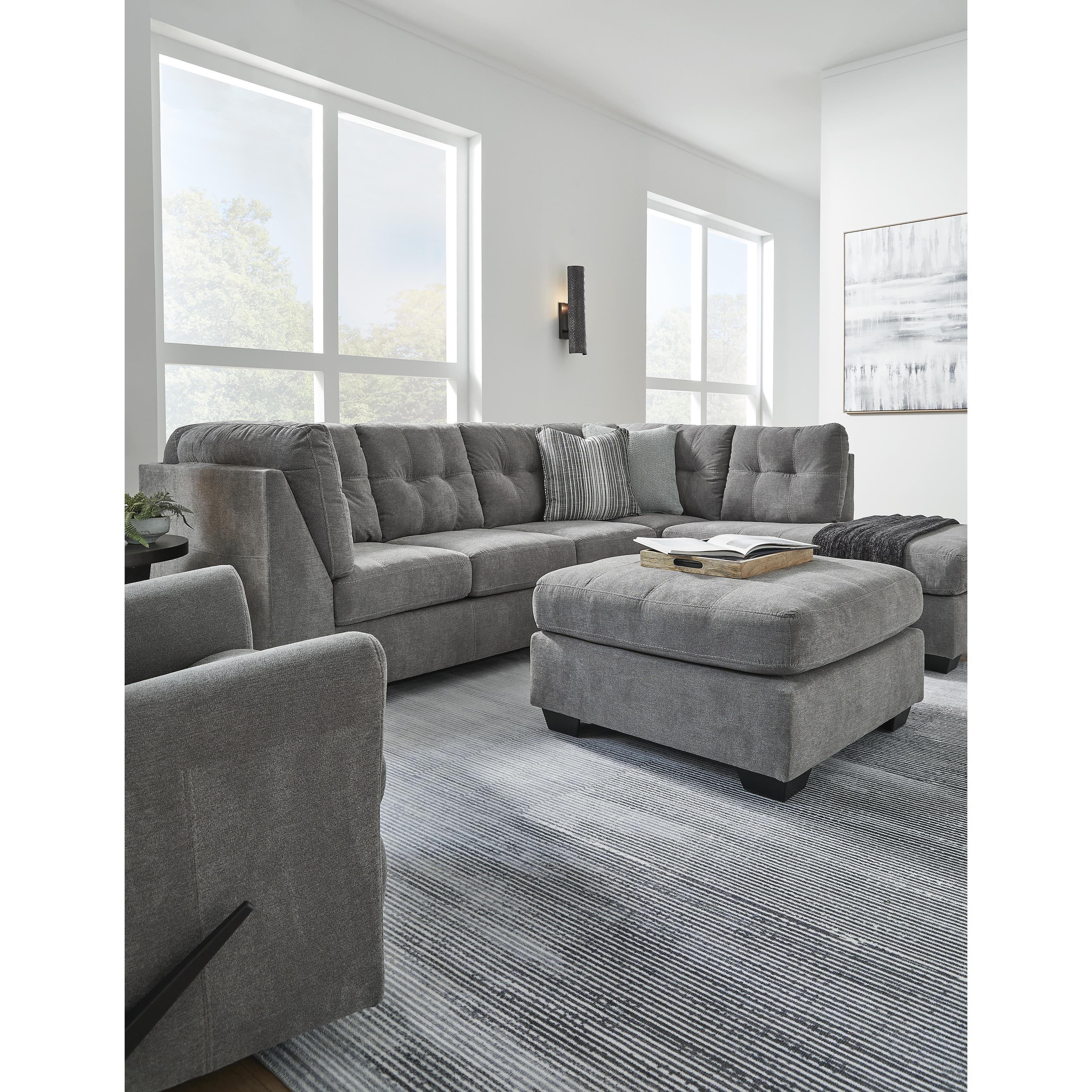  Manufacturer Color_Grey --  Marleton 5530508 Oversized Accent Ottoman IMAGE 14
