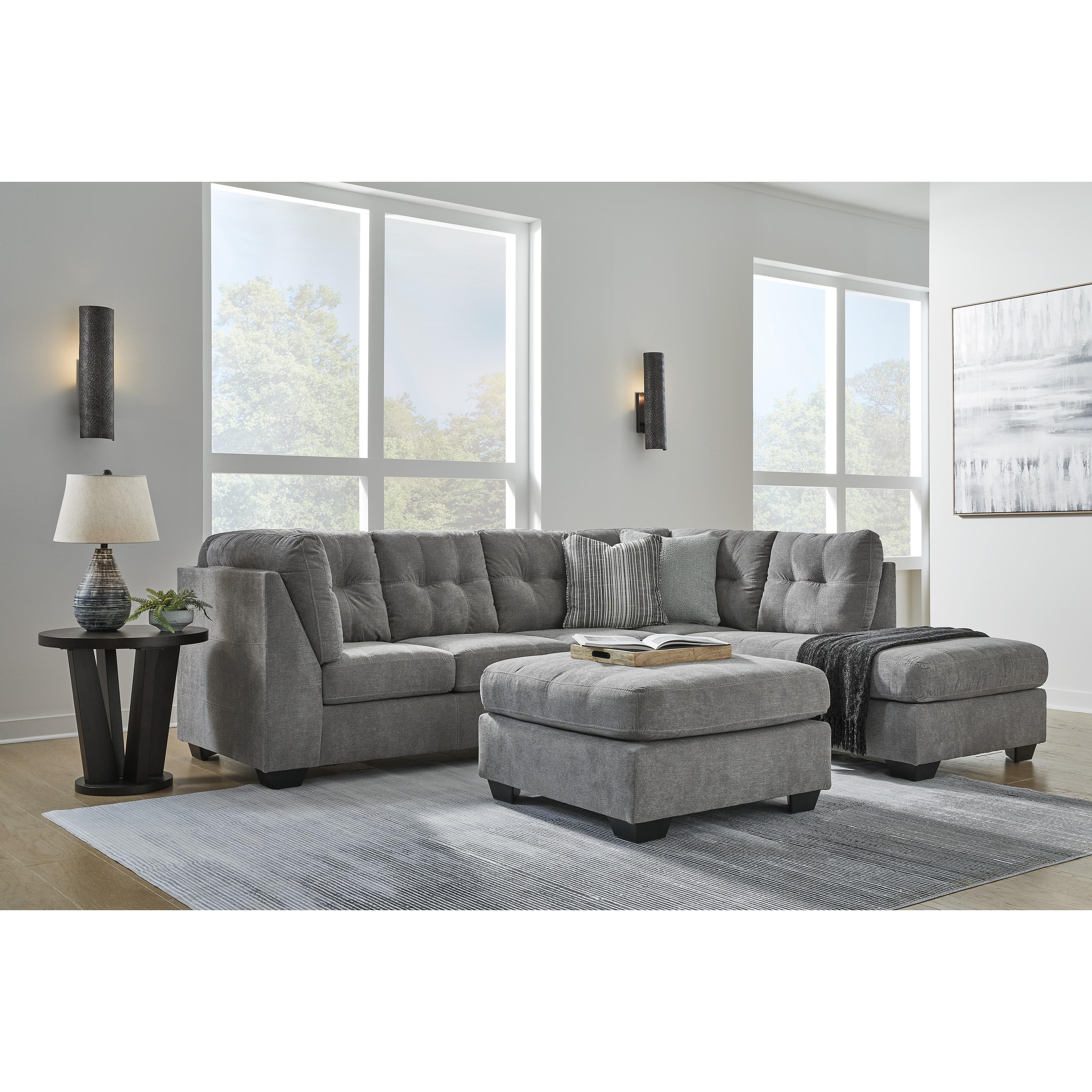  Manufacturer Color_Grey --  Marleton 5530508 Oversized Accent Ottoman IMAGE 8