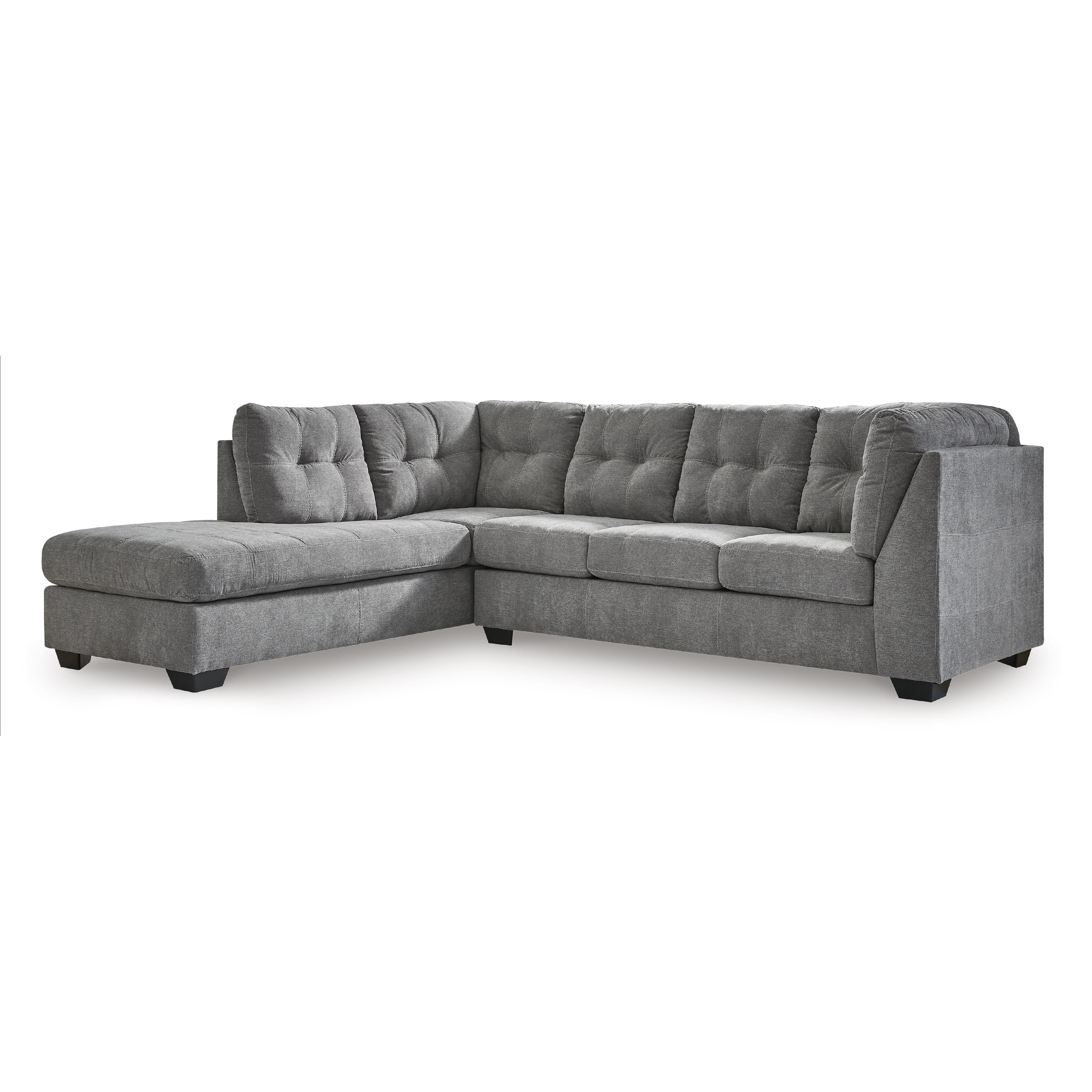  Manufacturer Color_Grey --  Marleton 55305S1 2 pc Sectional with Chaise IMAGE 1