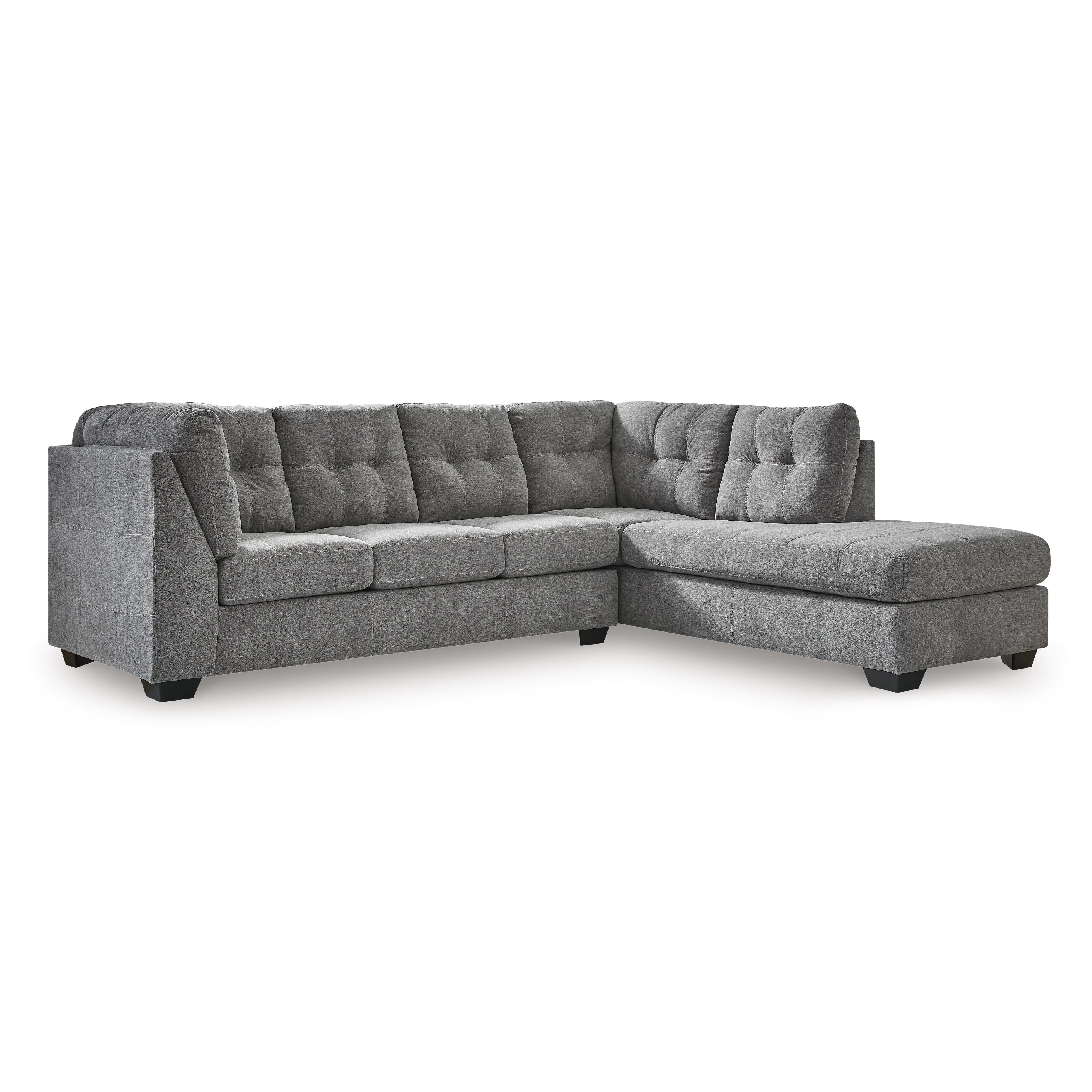  Manufacturer Color_Grey --  Marleton 55305S2 2 pc Sectional with Chaise IMAGE 1