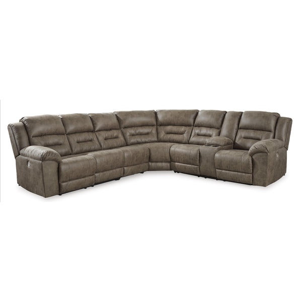 Signature Design by Ashley Ravenel 83106S4 4 pc Power Reclining Sectional