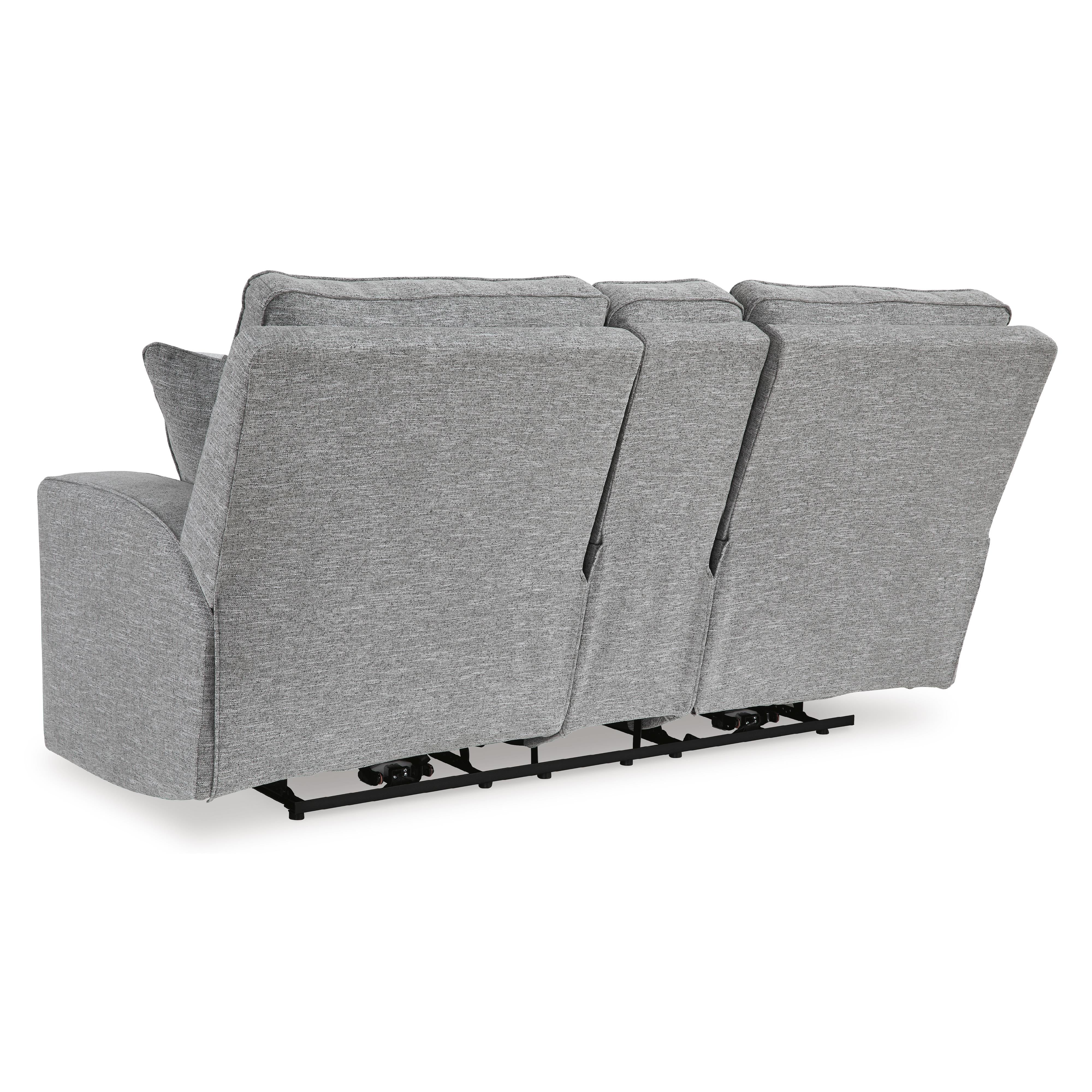  Signature Design by Ashley Biscoe 9050318 Power Reclining Loveseat with Console and Adjustable Headrest IMAGE 5