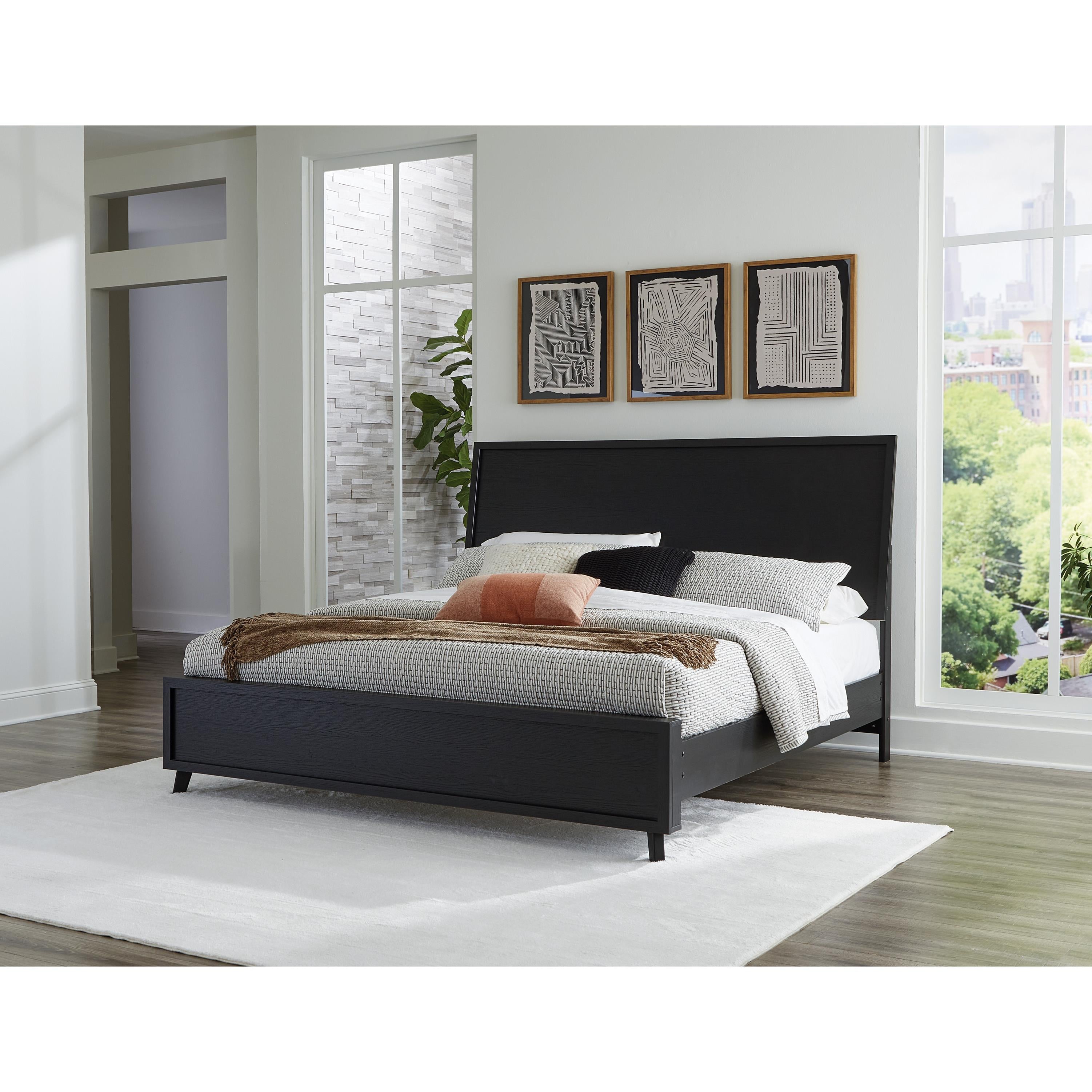  Size_King --  Danziar B1013B7 King Panel Bed IMAGE 5