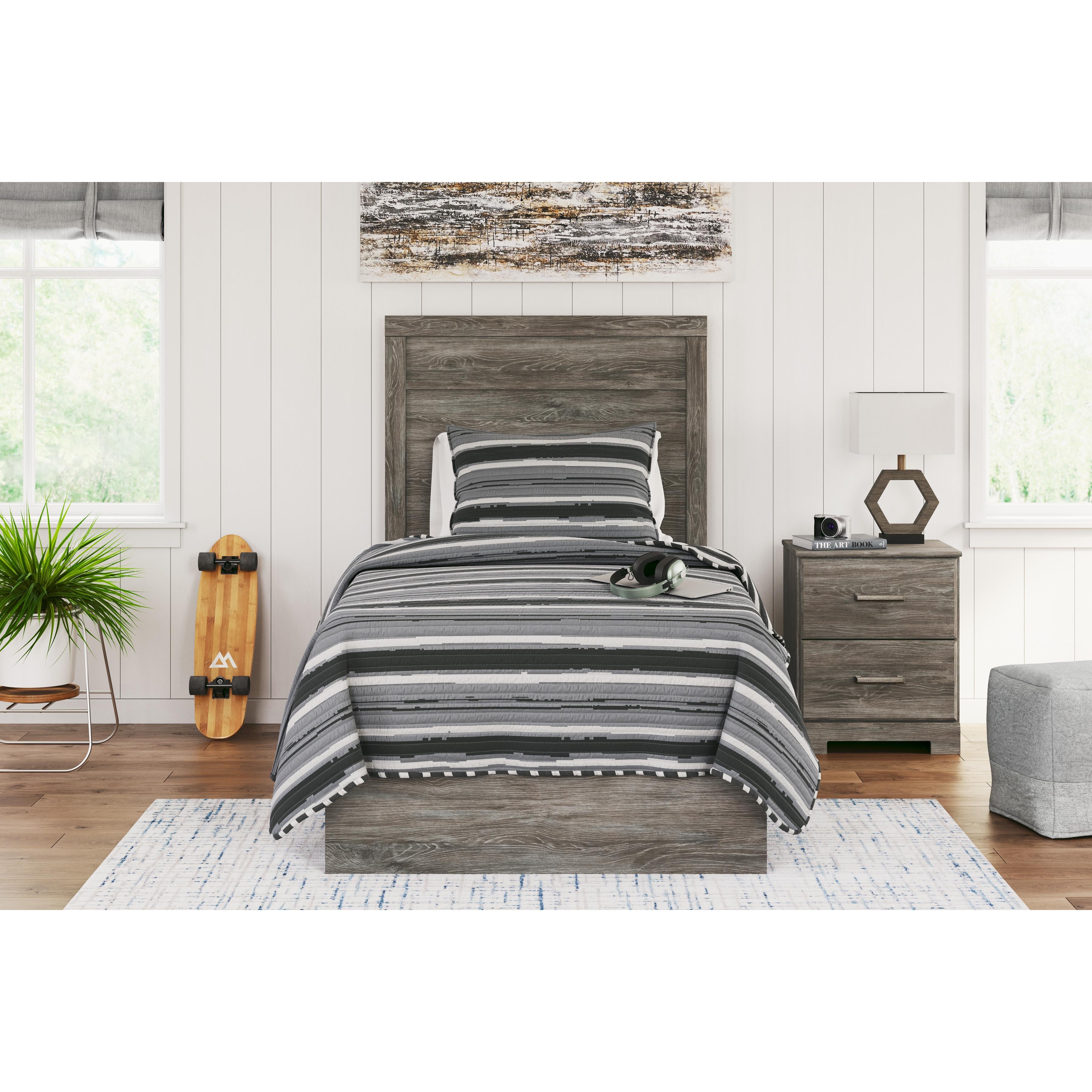  Size_Twin --  Signature Design by Ashley Ralinksi Panel Bed IMAGE 6