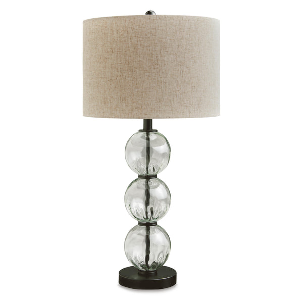 Signature Design by Ashley Airbal L431604 Glass Table Lamp