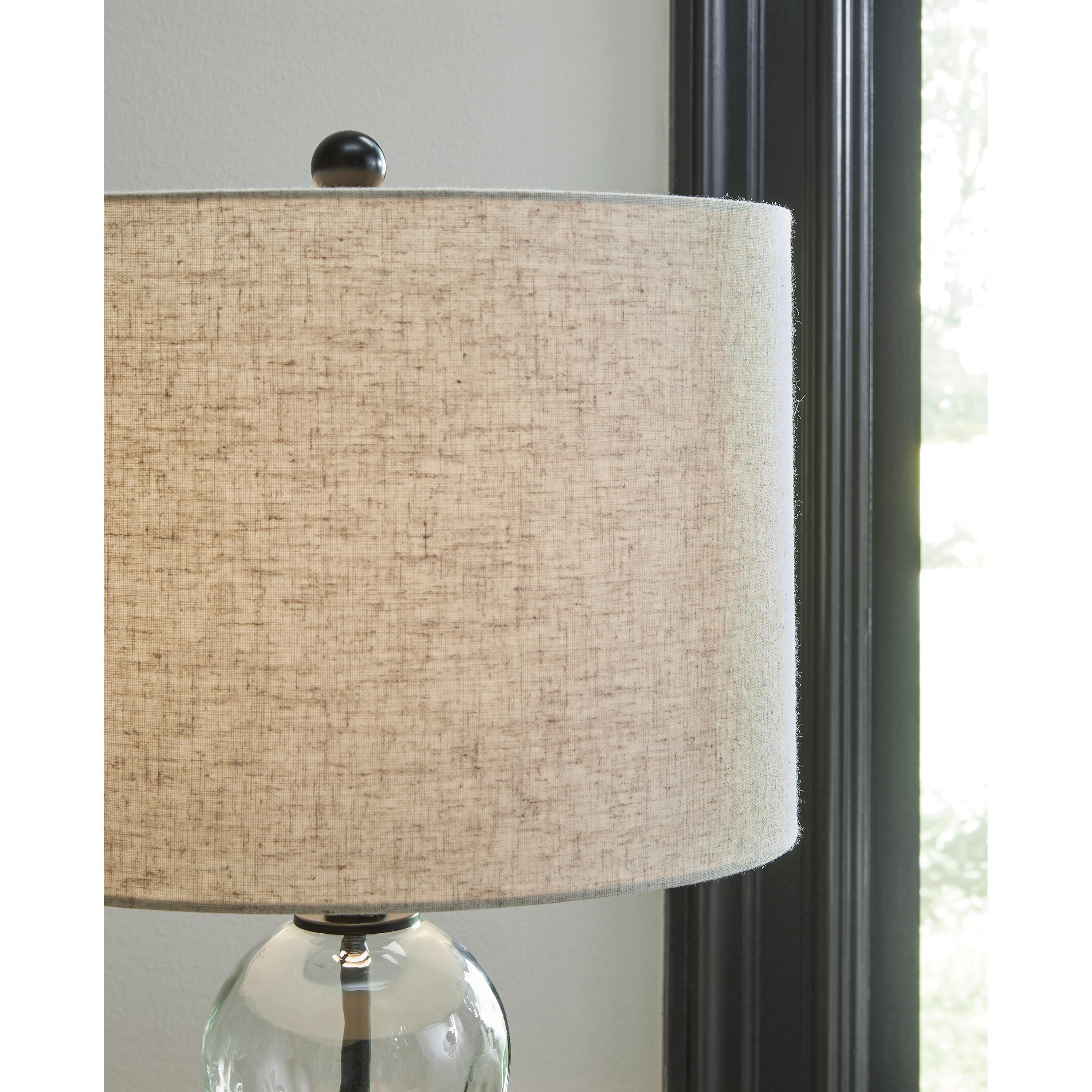  Signature Design by Ashley Airbal L431604 Glass Table Lamp IMAGE 5