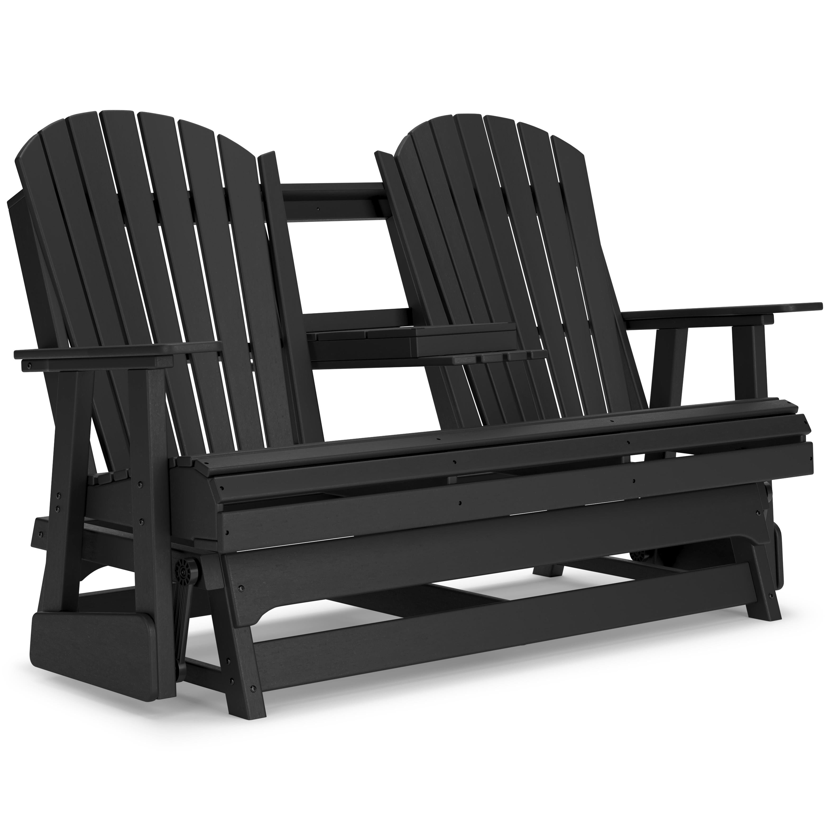  Signature Design by Ashley Hyland wave P108-835 Glider Loveseat IMAGE 2
