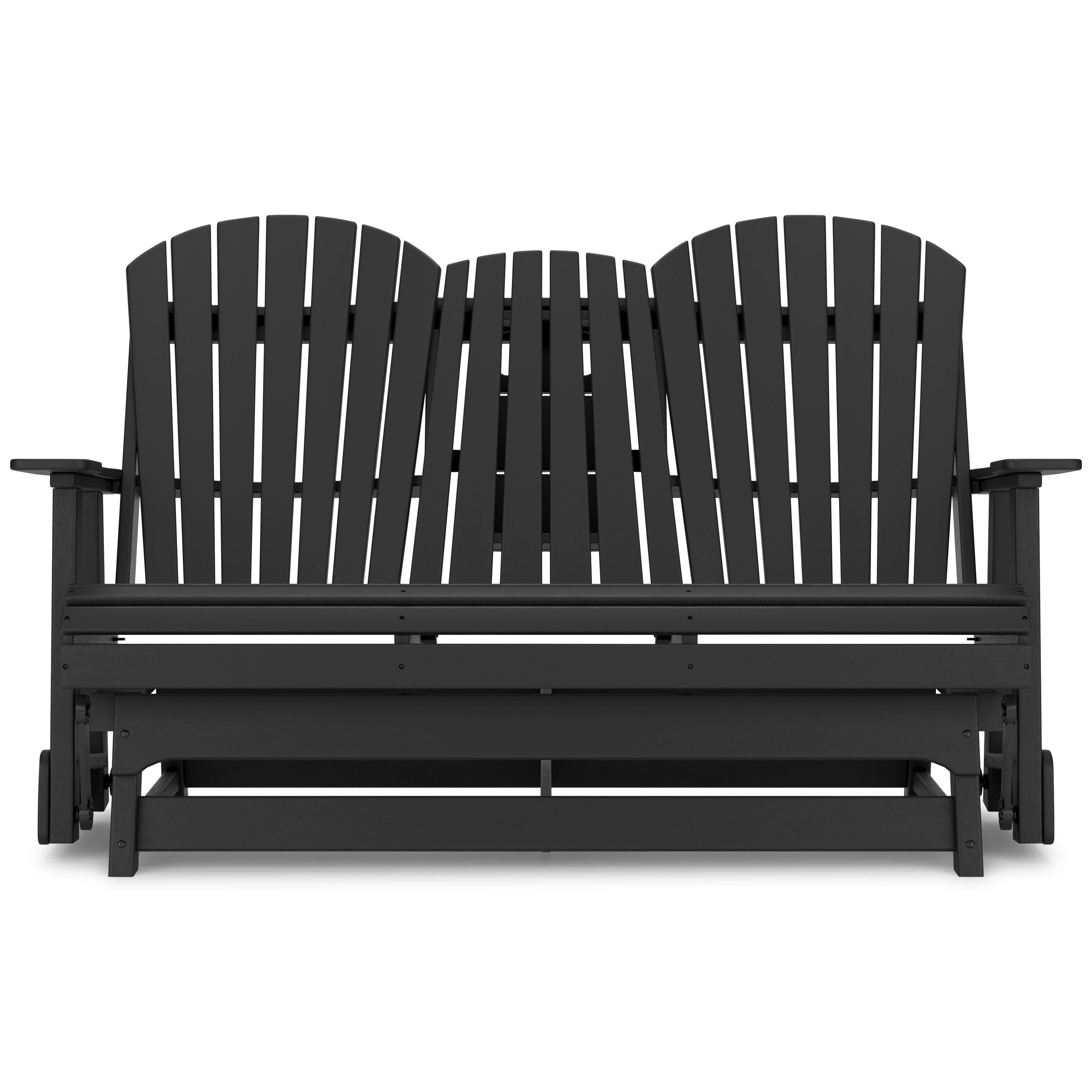  Signature Design by Ashley Hyland wave P108-835 Glider Loveseat IMAGE 3