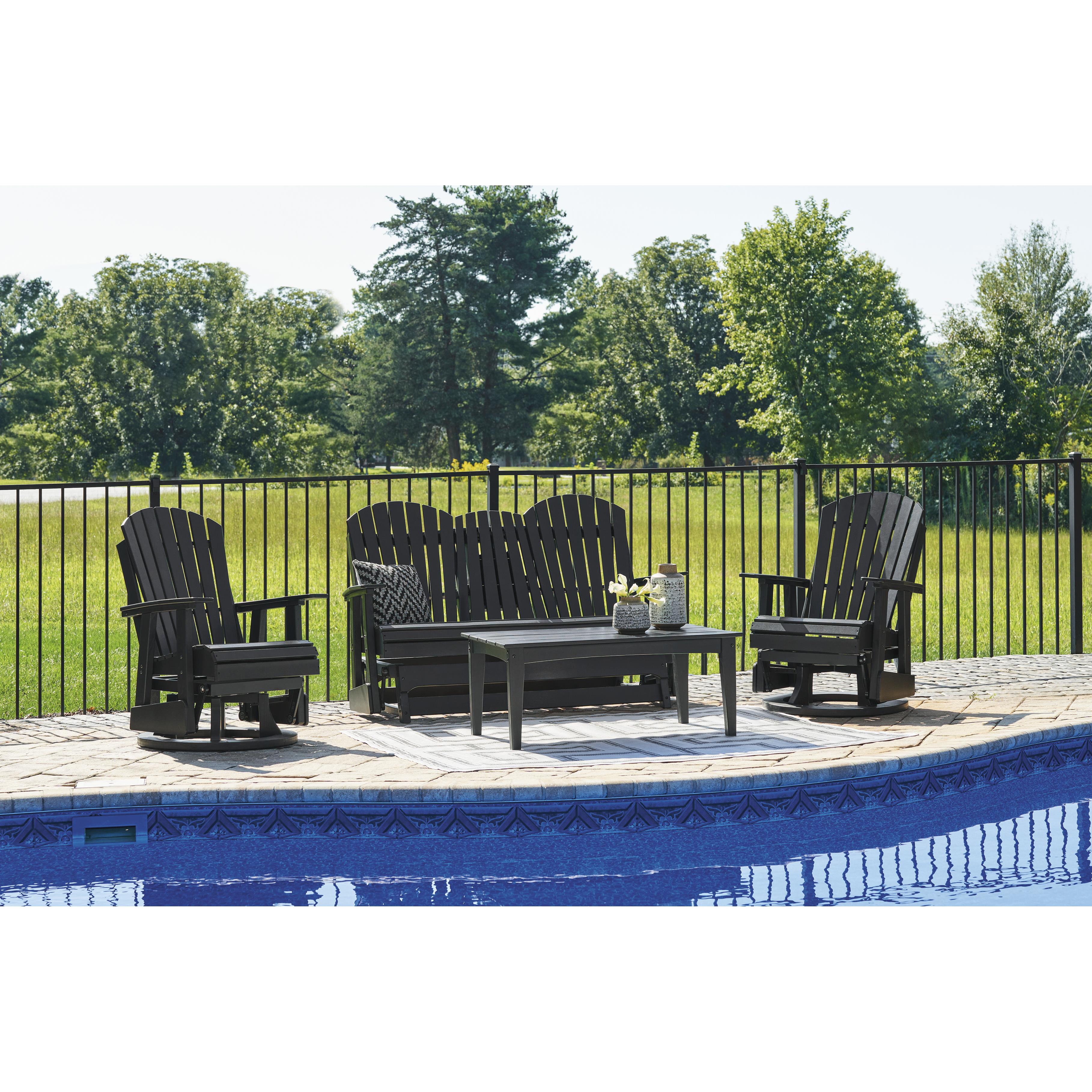  Signature Design by Ashley Hyland wave P108-835 Glider Loveseat IMAGE 8