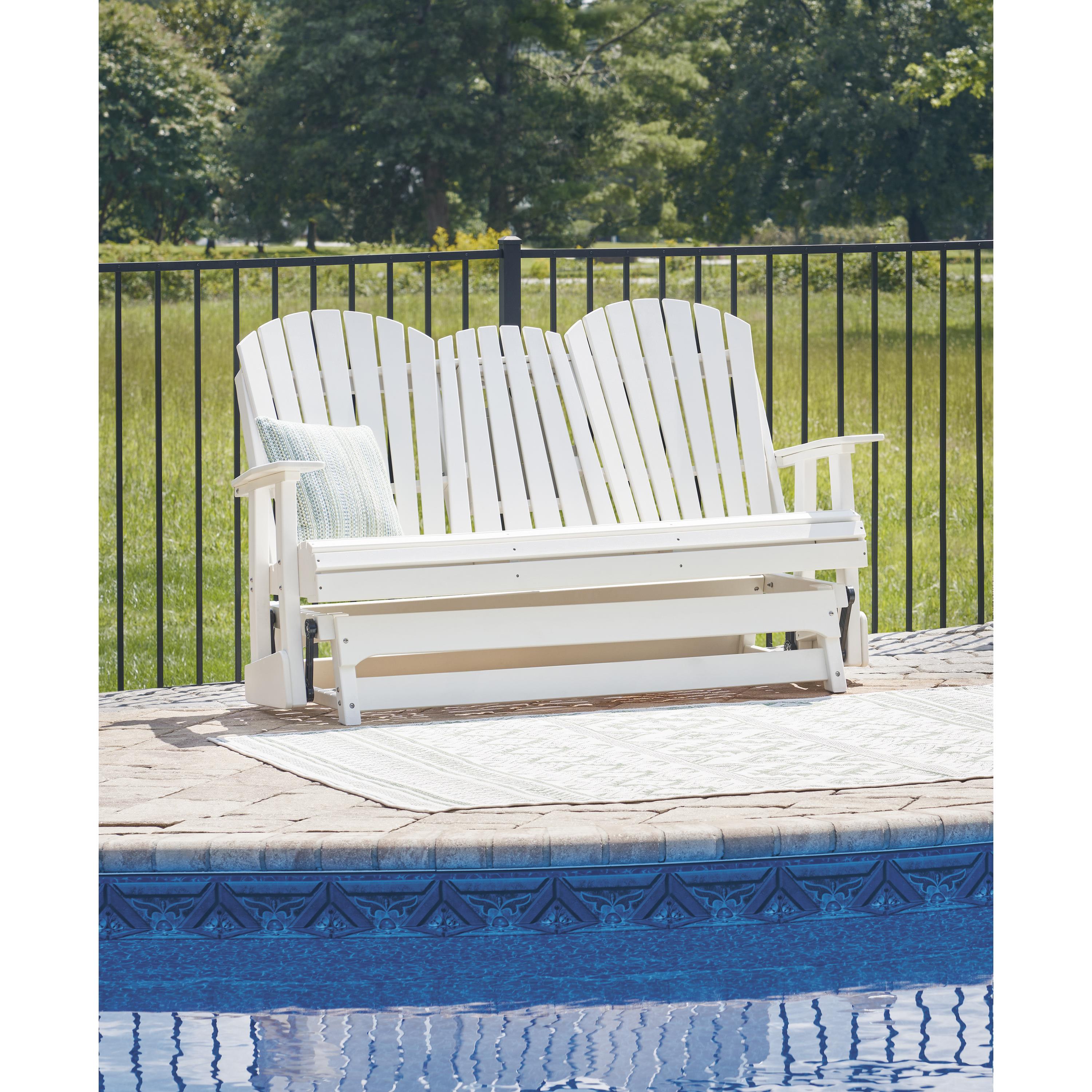  Signature Design by Ashley Hyland wave P111-835 Glider Loveseat IMAGE 6