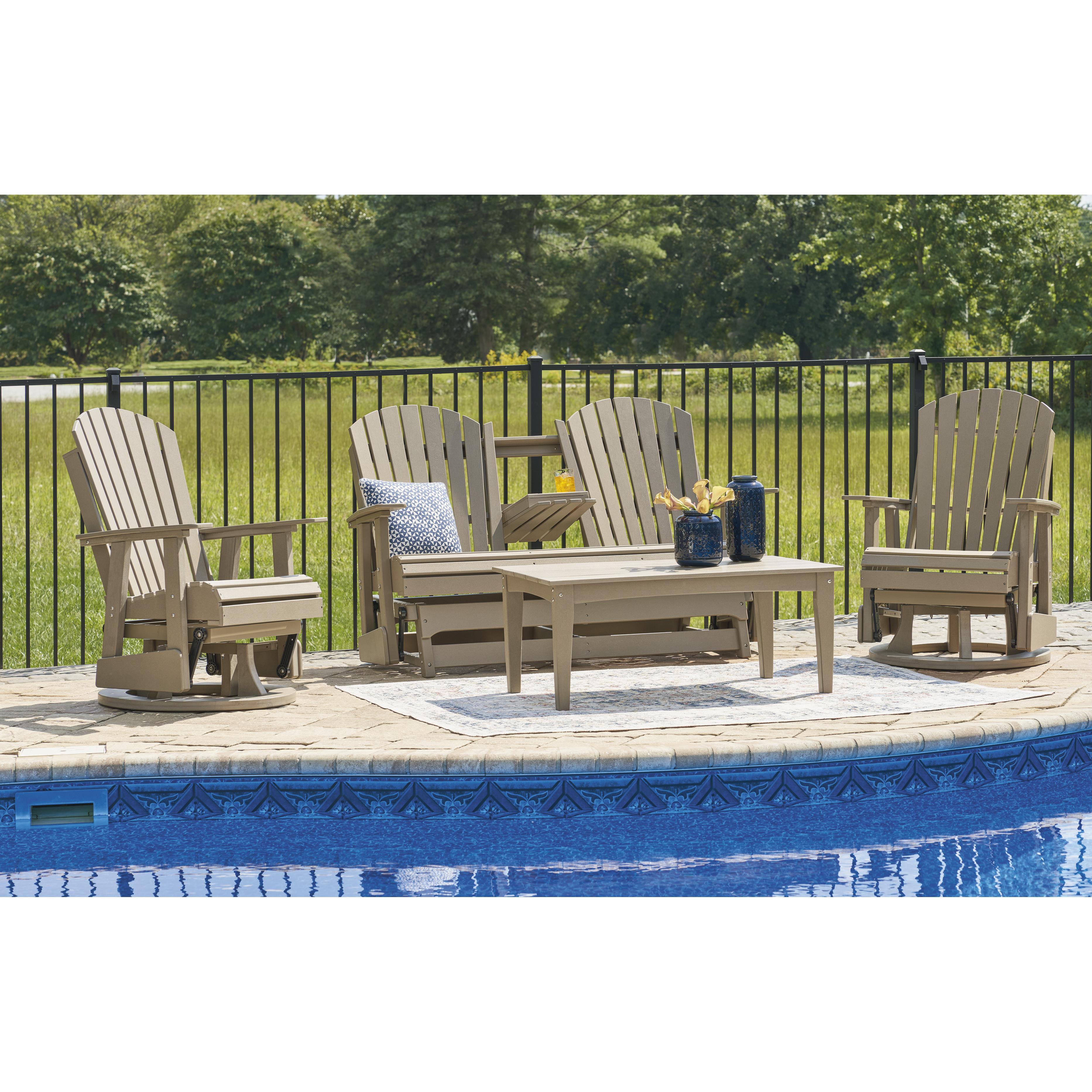  Signature Design by Ashley Hyland wave P114-835 Glider Loveseat IMAGE 11