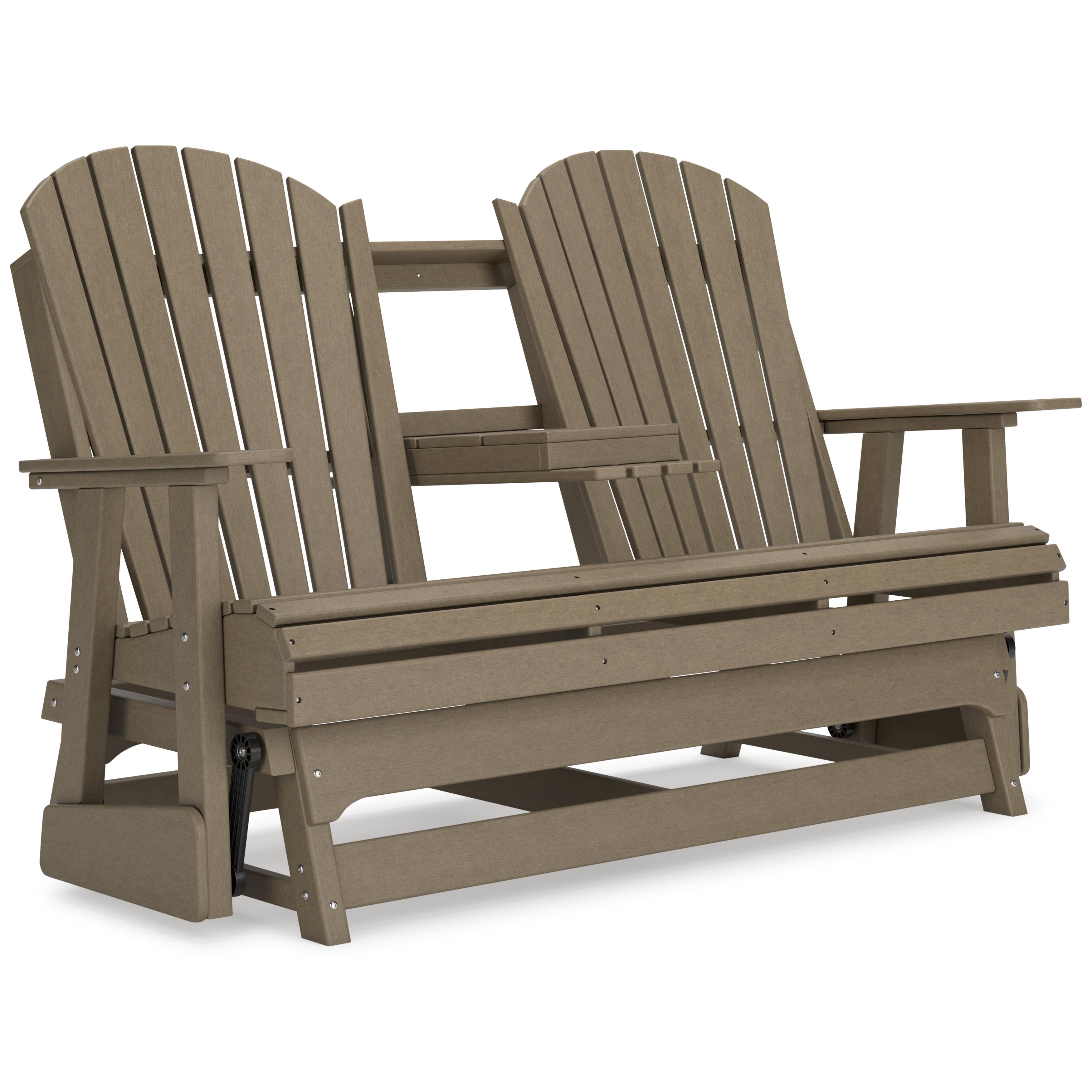  Signature Design by Ashley Hyland wave P114-835 Glider Loveseat IMAGE 2