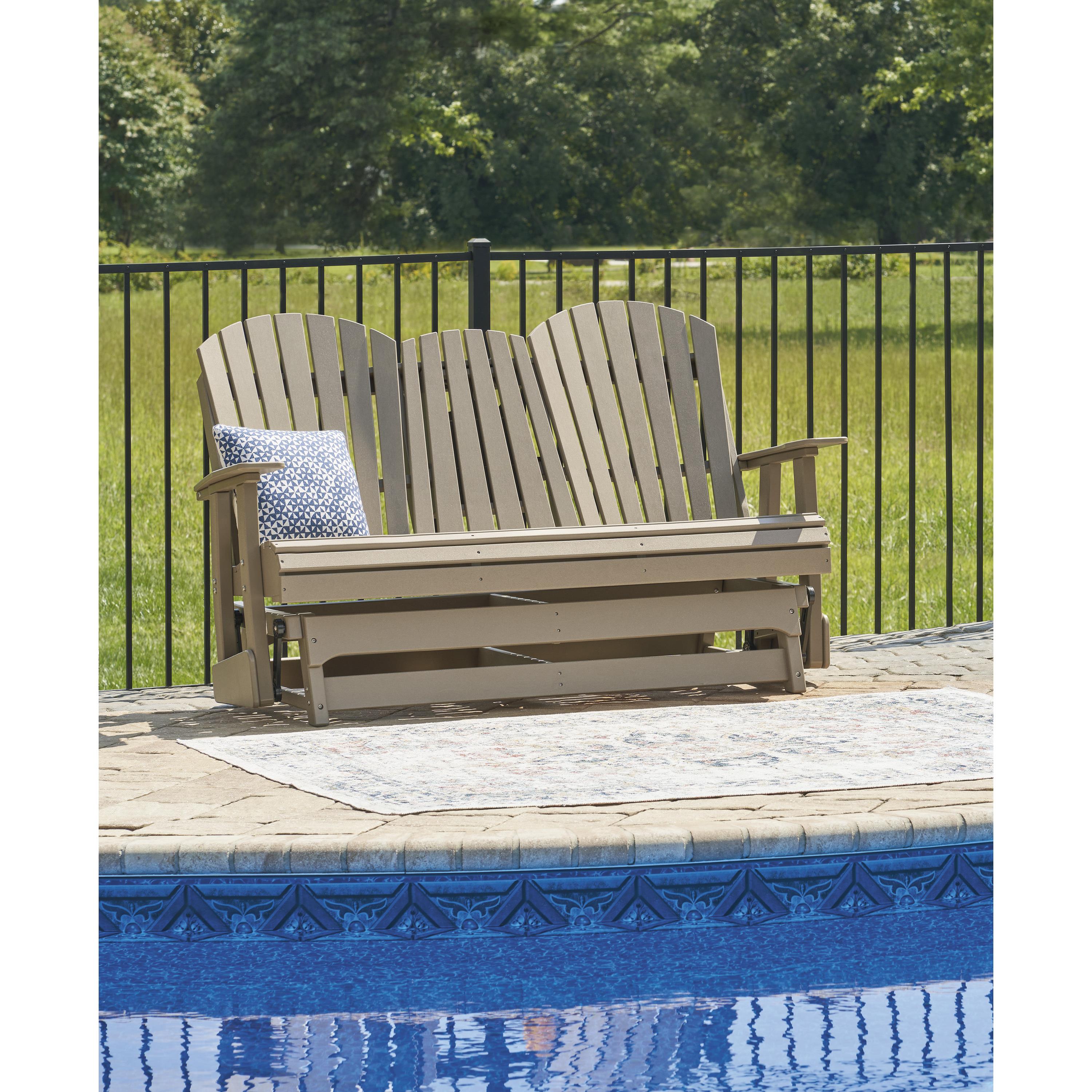  Signature Design by Ashley Hyland wave P114-835 Glider Loveseat IMAGE 7