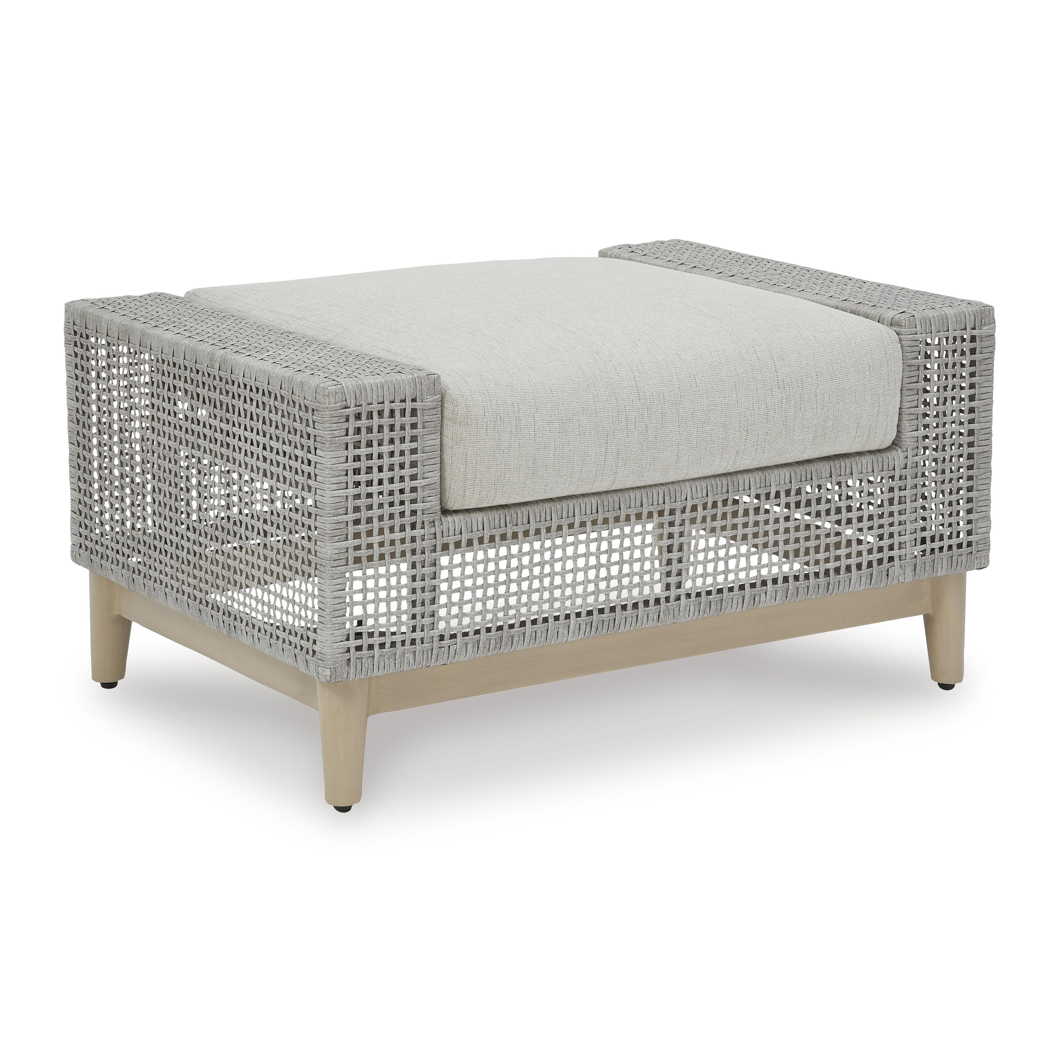  Signature Design by Ashley Seton Creek P798-814 Ottoman with Cushion IMAGE 1