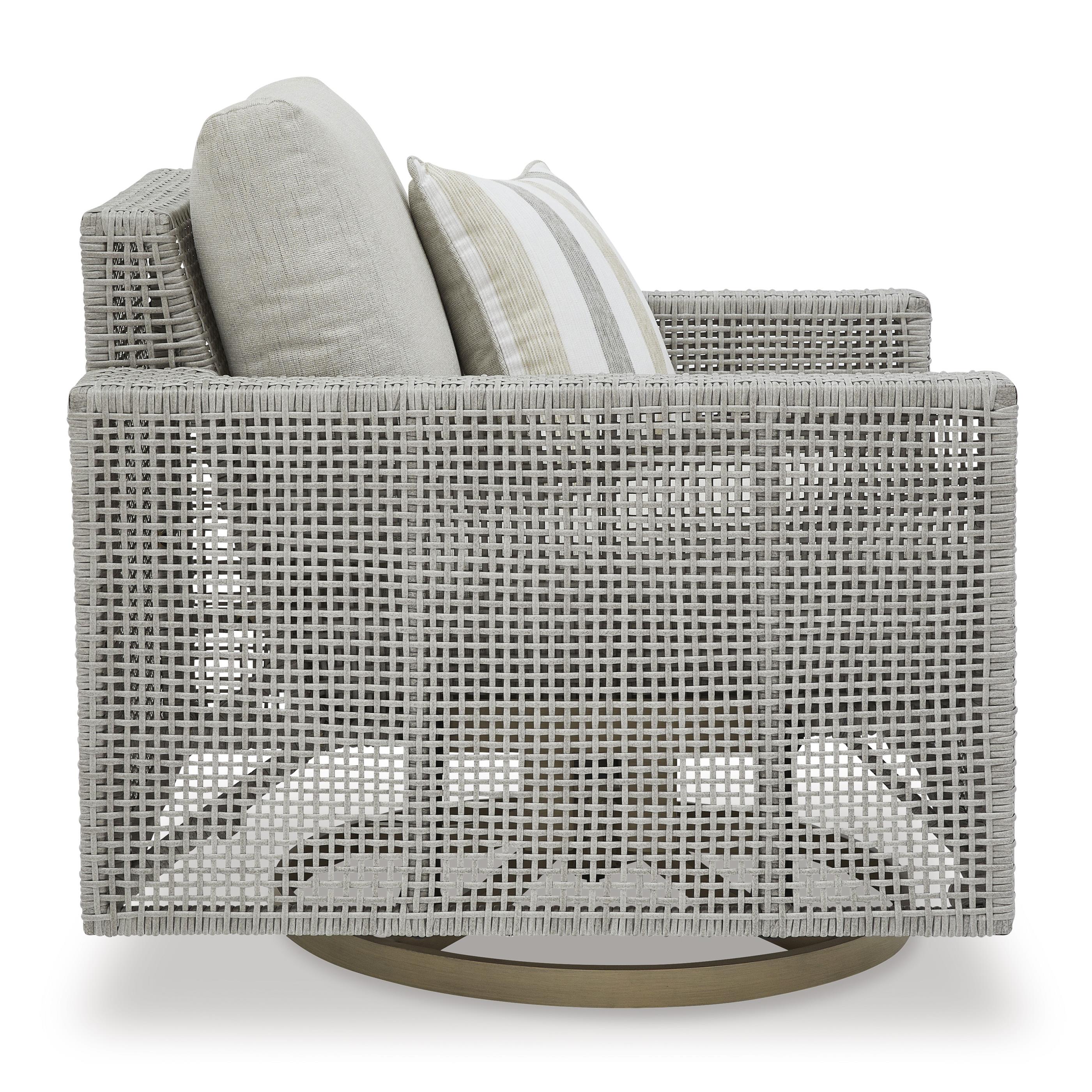  Signature Design by Ashley Seton Creek P798-821 Swivel Lounge with Cushion IMAGE 3