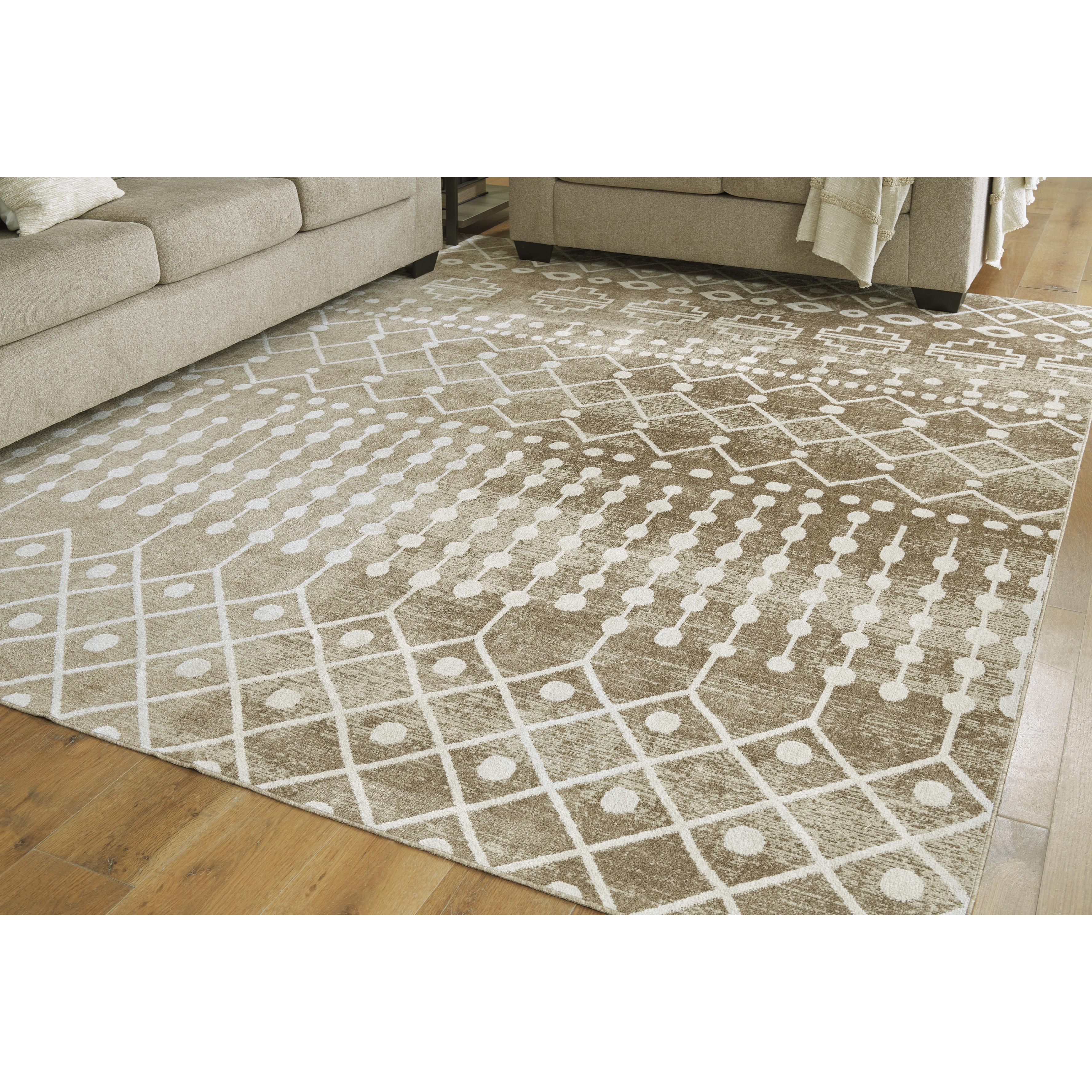  Size_7'10" x 10'3" --  Bunchly R406221 Washable Large Rug IMAGE 2