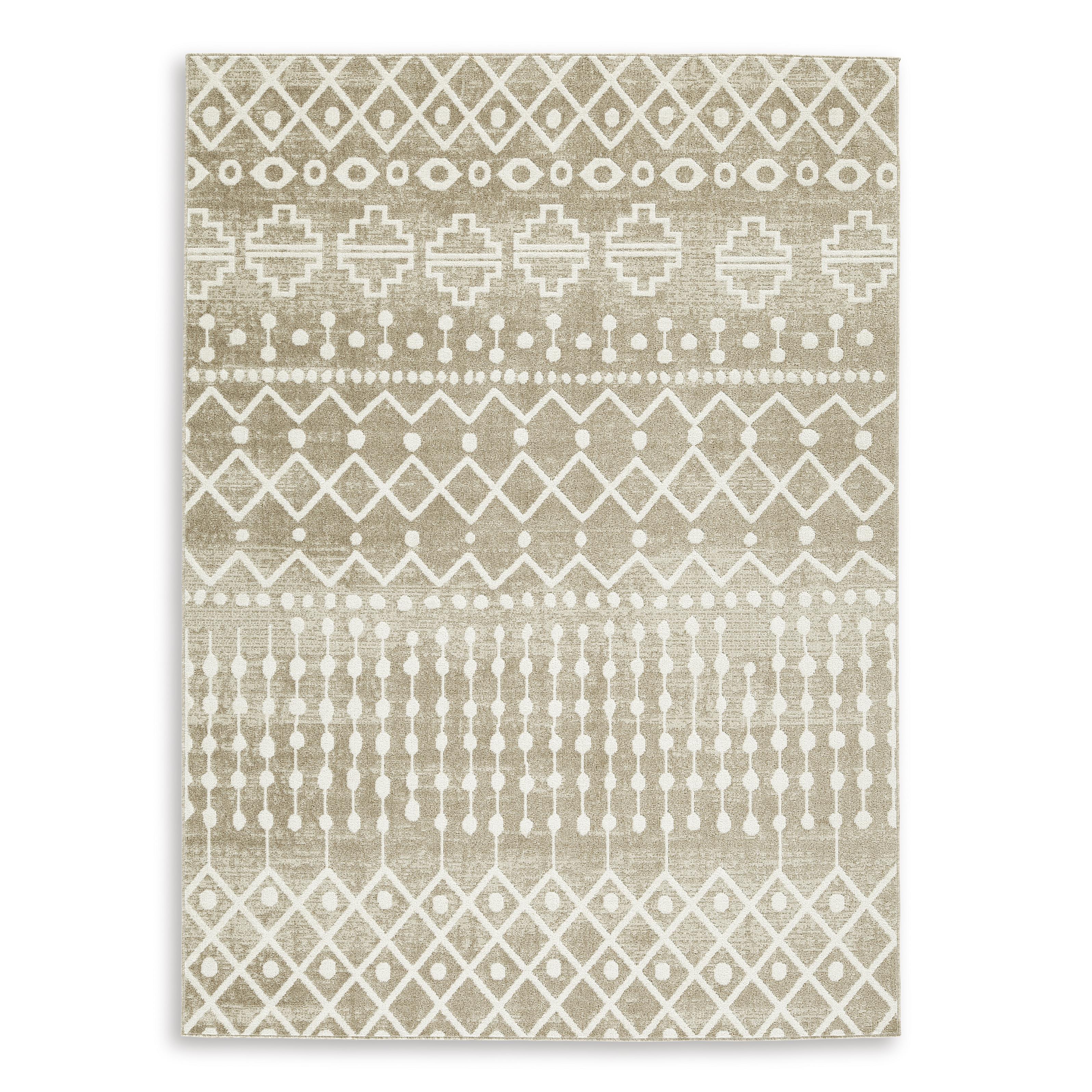  Size_4'11" x 7'2" --  Signature Design by Ashley Bunchly Washable Rug IMAGE 1