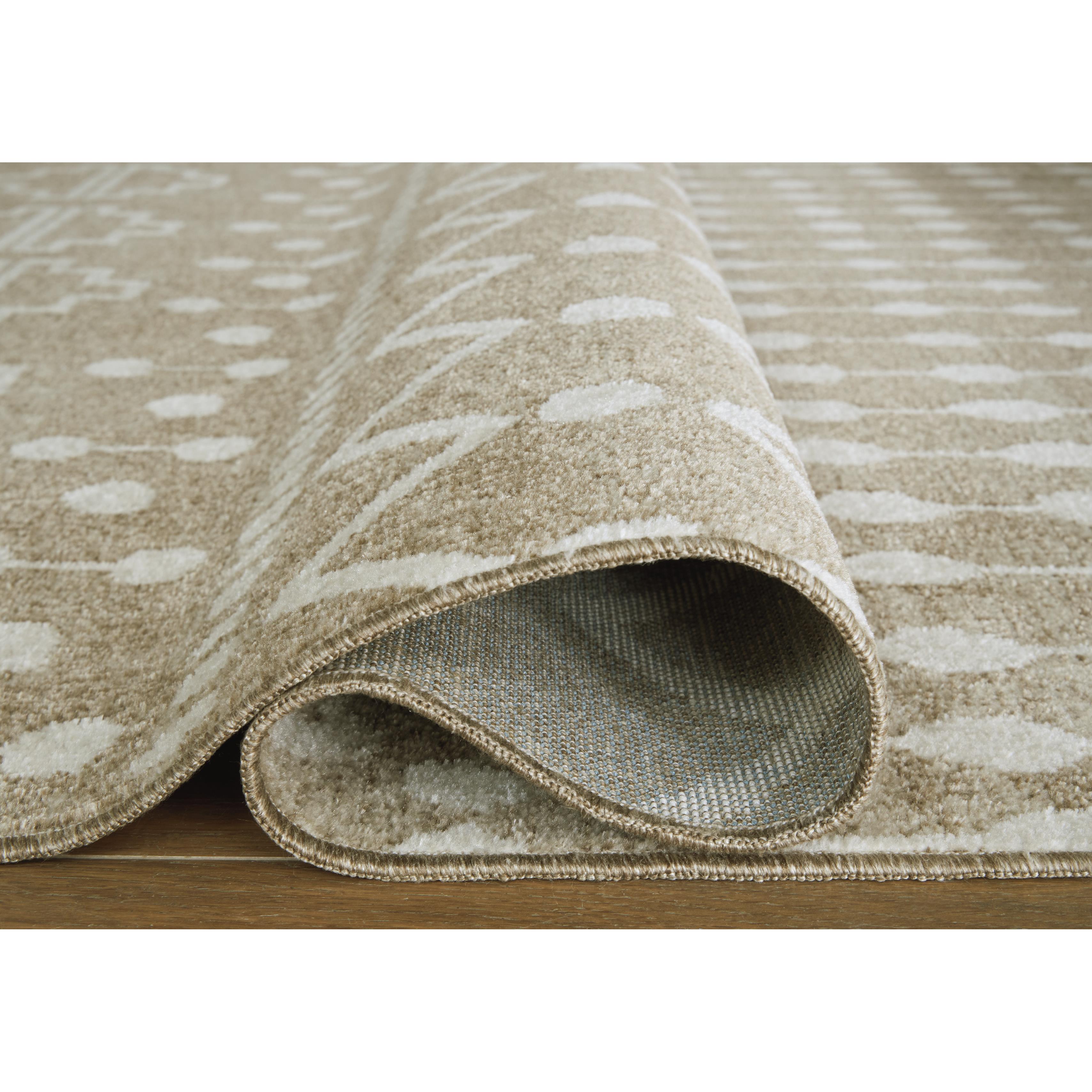  Size_4'11" x 7'2" --  Signature Design by Ashley Bunchly Washable Rug IMAGE 4