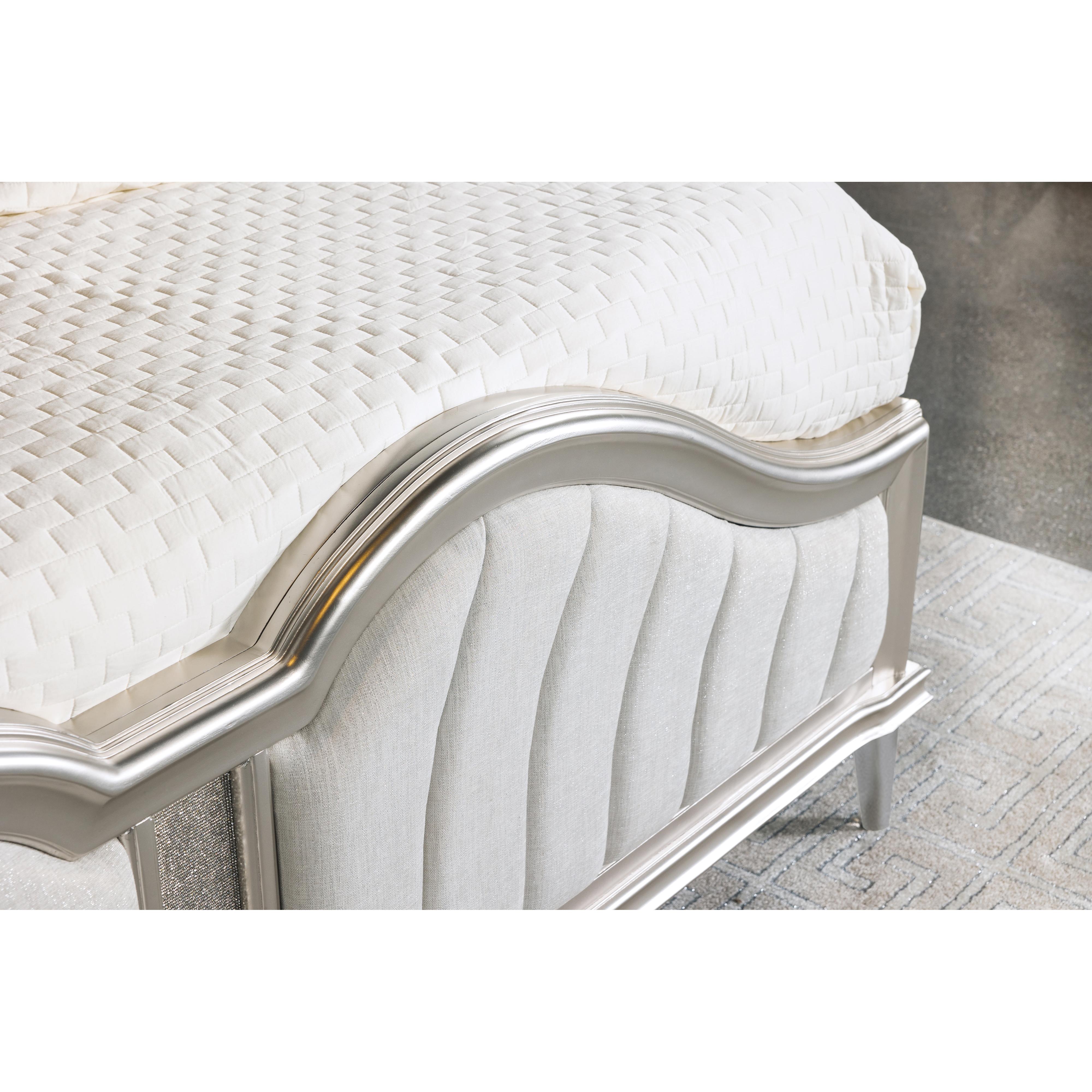  Size_Queen --  Coaster Furniture Evangeline Upholstered Panel Bed IMAGE 10