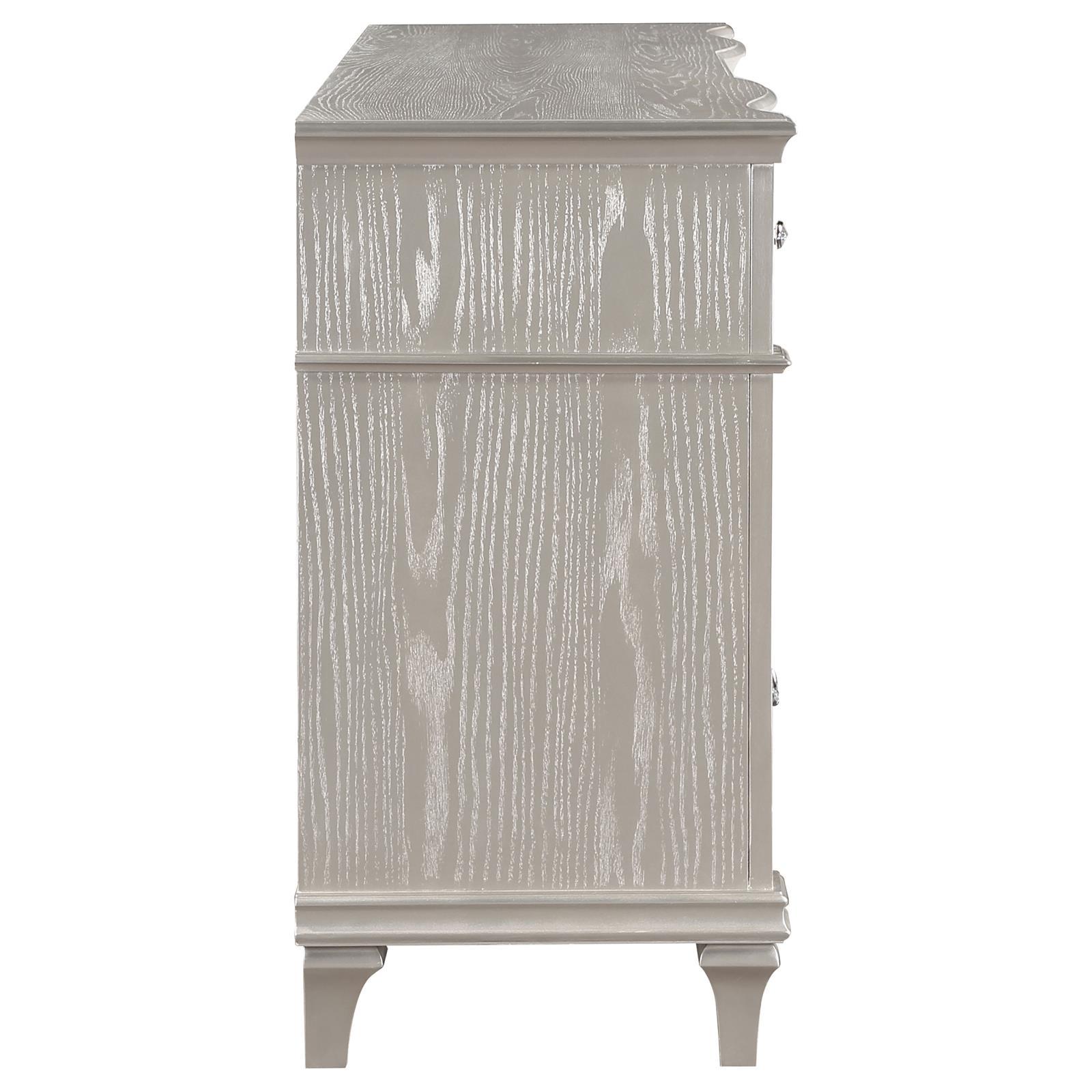 Coaster Furniture Evangeline 223393 9-Drawer Dresser - Silver Oak IMAGE 6