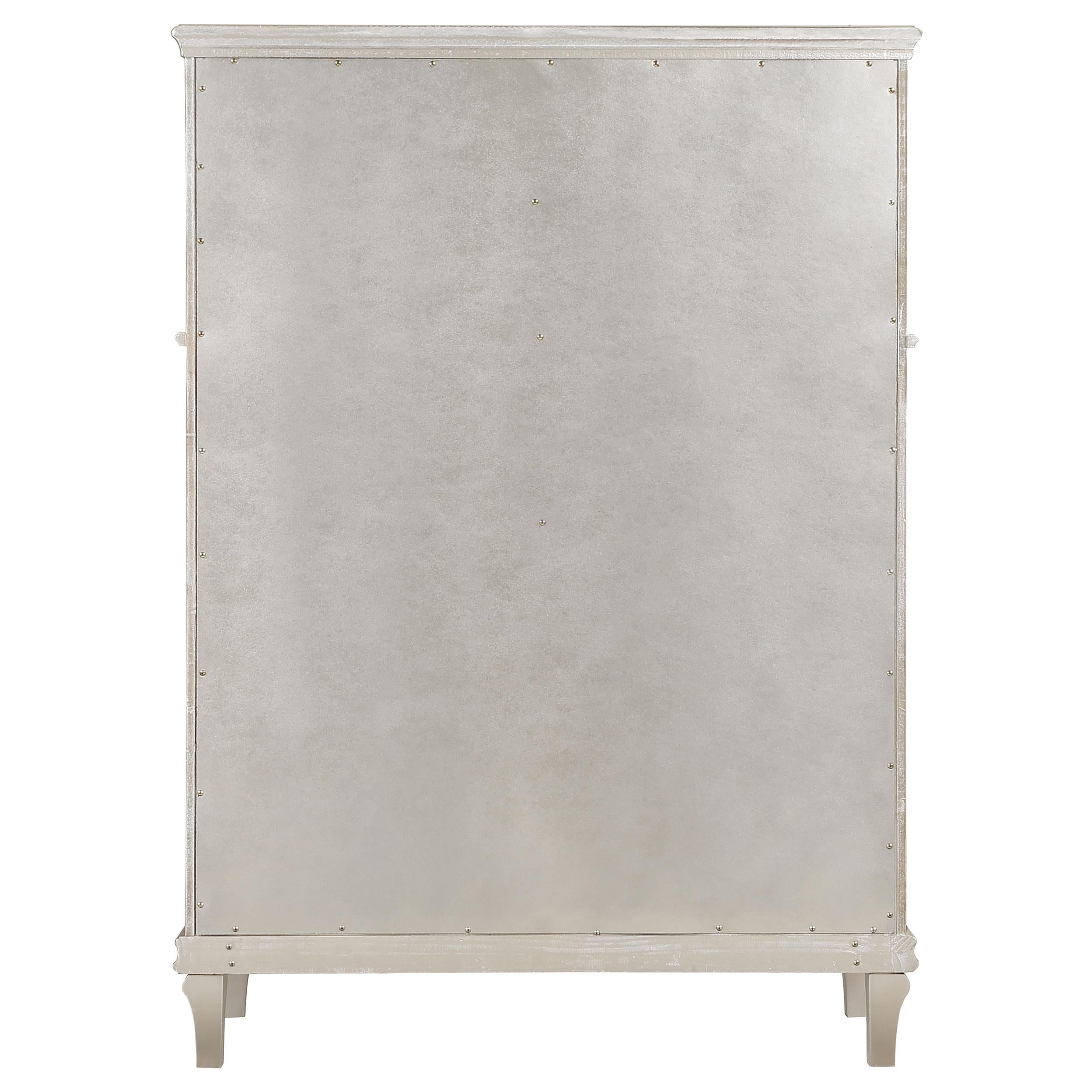 Coaster Furniture Evangeline 223395 6-Drawer Bedroom Chest - Silver Oak IMAGE 6