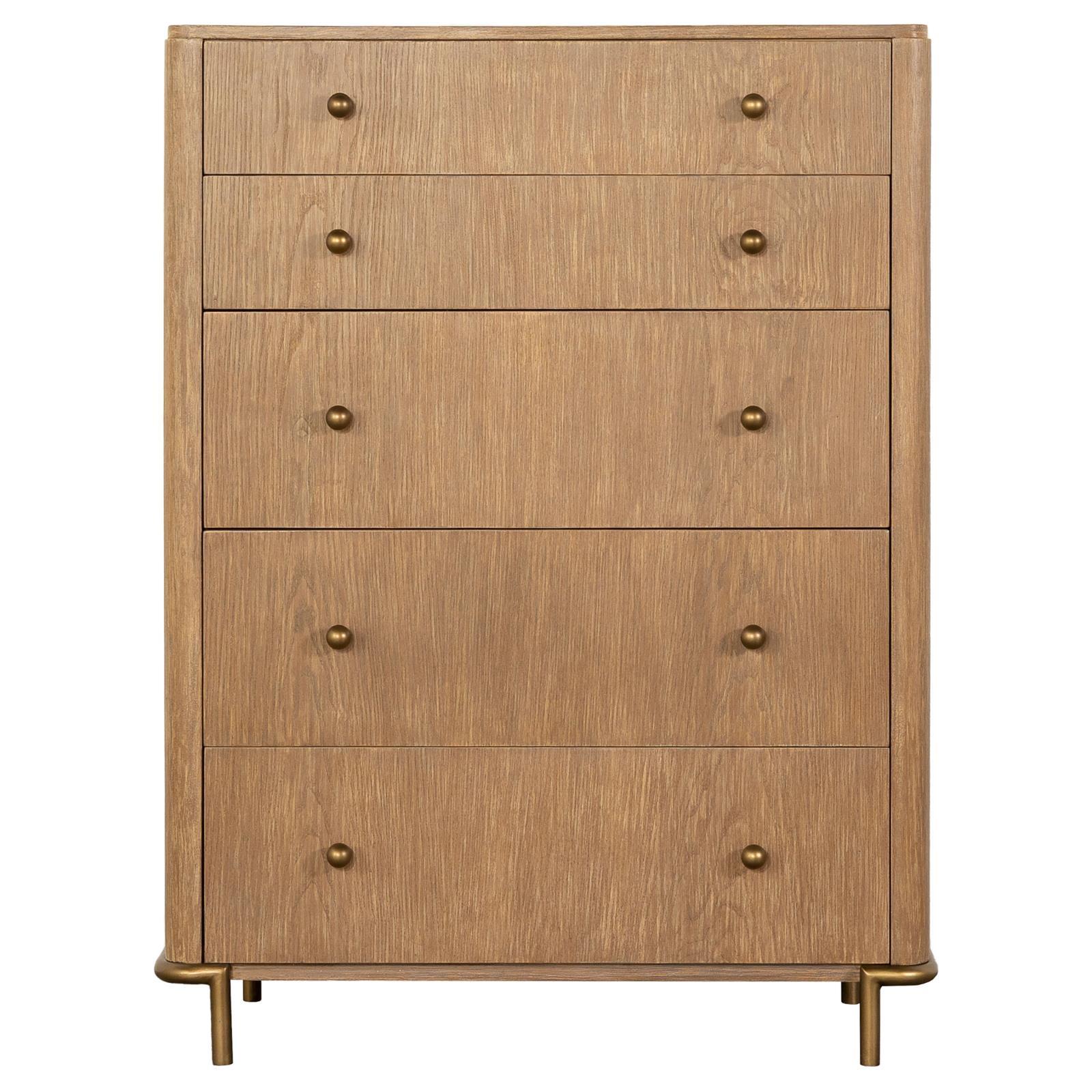  Coaster Furniture Arini 224305 5-Drawer Bedroom Chest - Sand Wash IMAGE 3