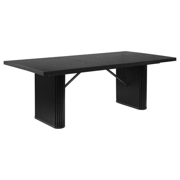 Coaster Furniture Catherine 106251 Rectangular 84-inch Wood Dining Table - Black