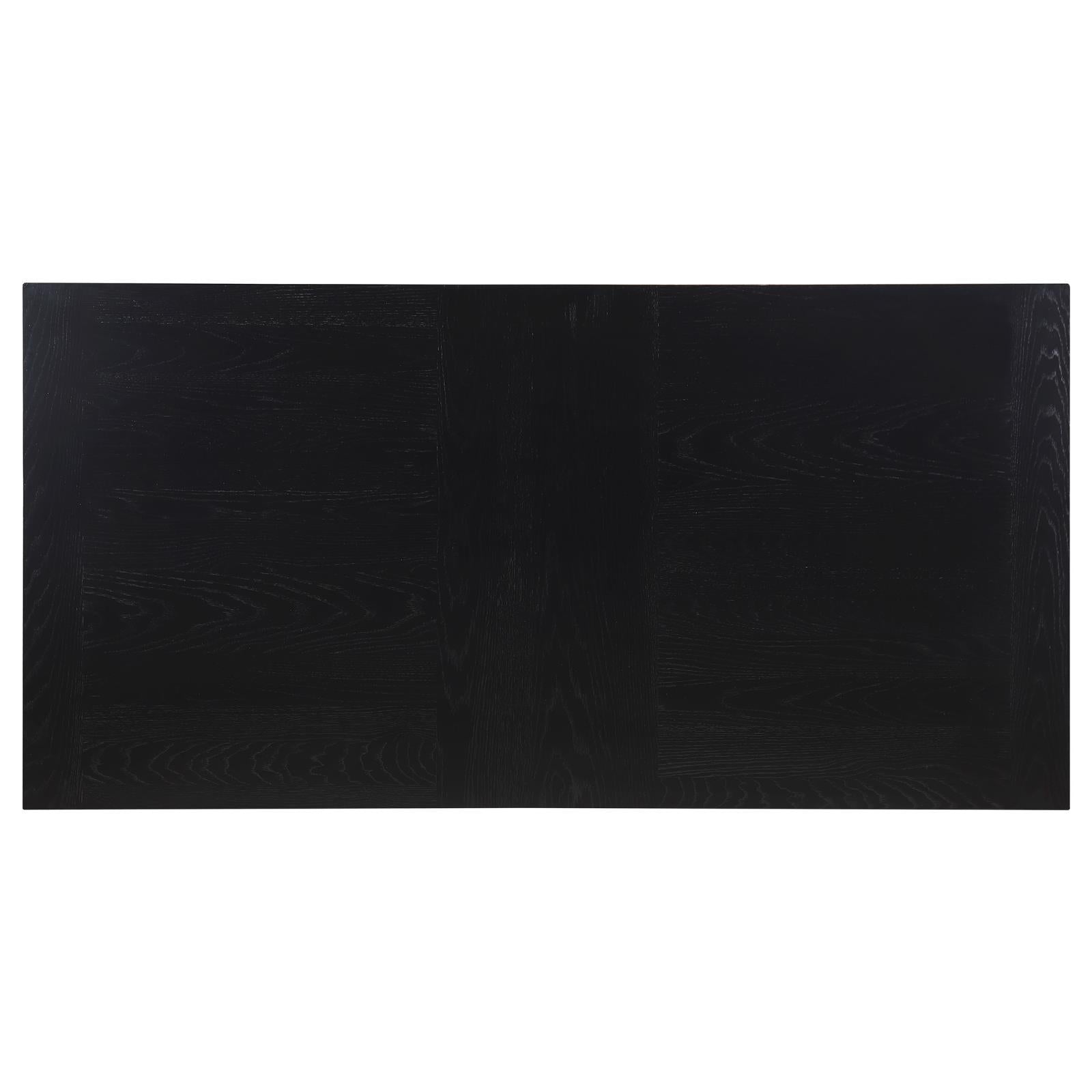  Coaster Furniture Catherine 106251 Rectangular 84-inch Wood Dining Table - Black IMAGE 6