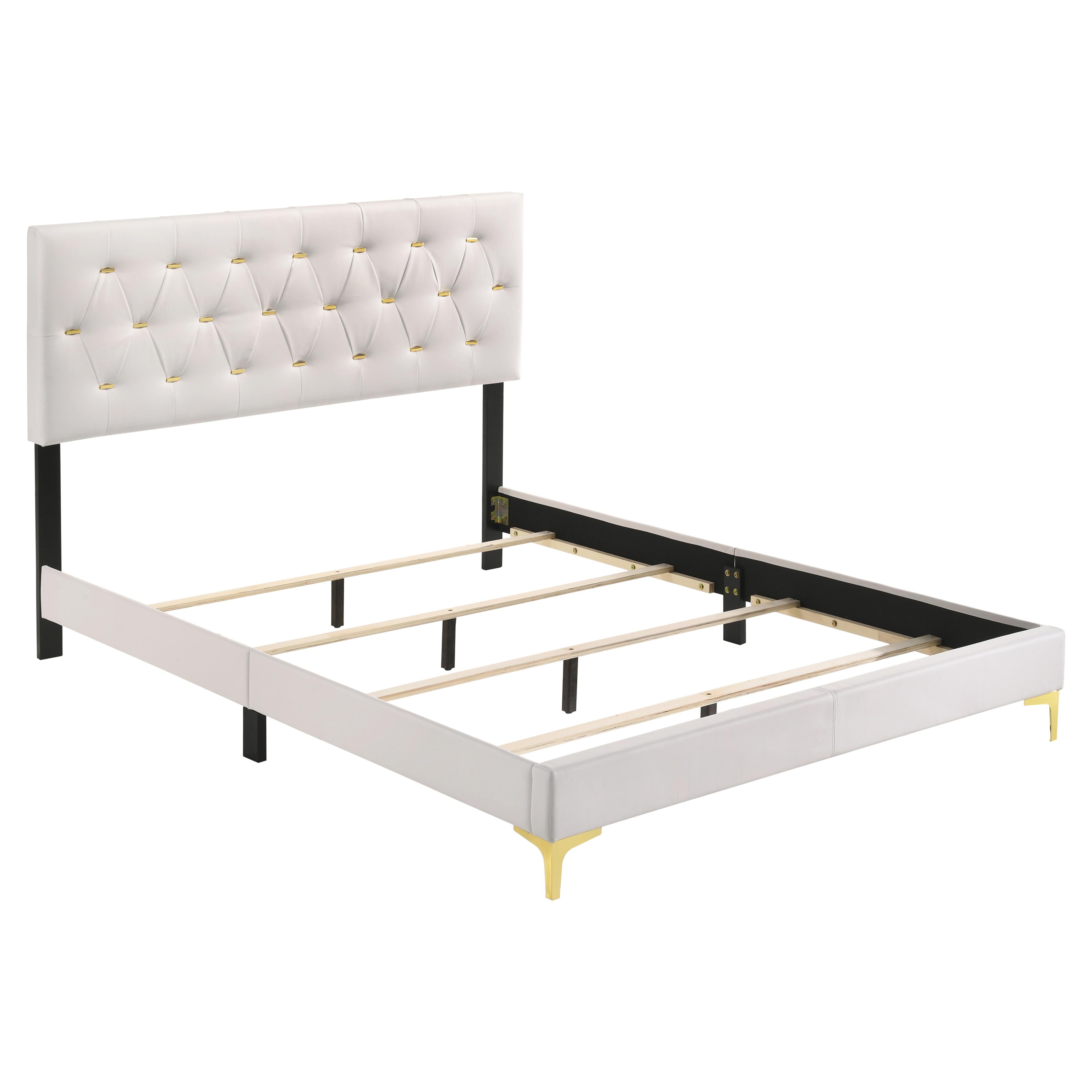  Size_Queen --  Coaster Furniture Kendall Upholstered Panel Bed IMAGE 3