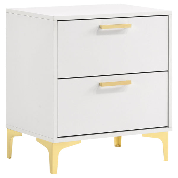 Coaster Furniture Kendall 224402 2-Drawer Nightstand - White