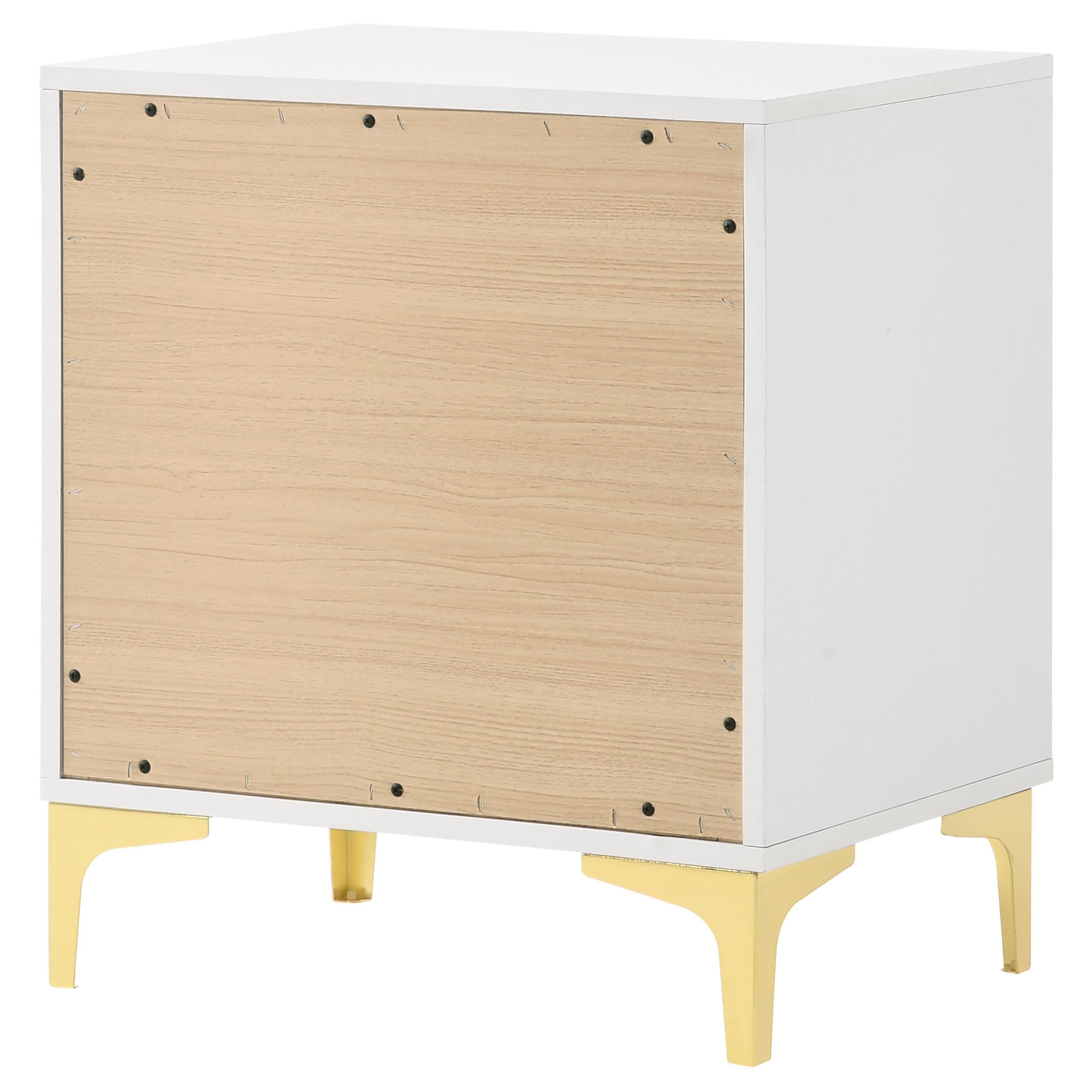  Coaster Furniture Kendall 224402 2-Drawer Nightstand - White IMAGE 7