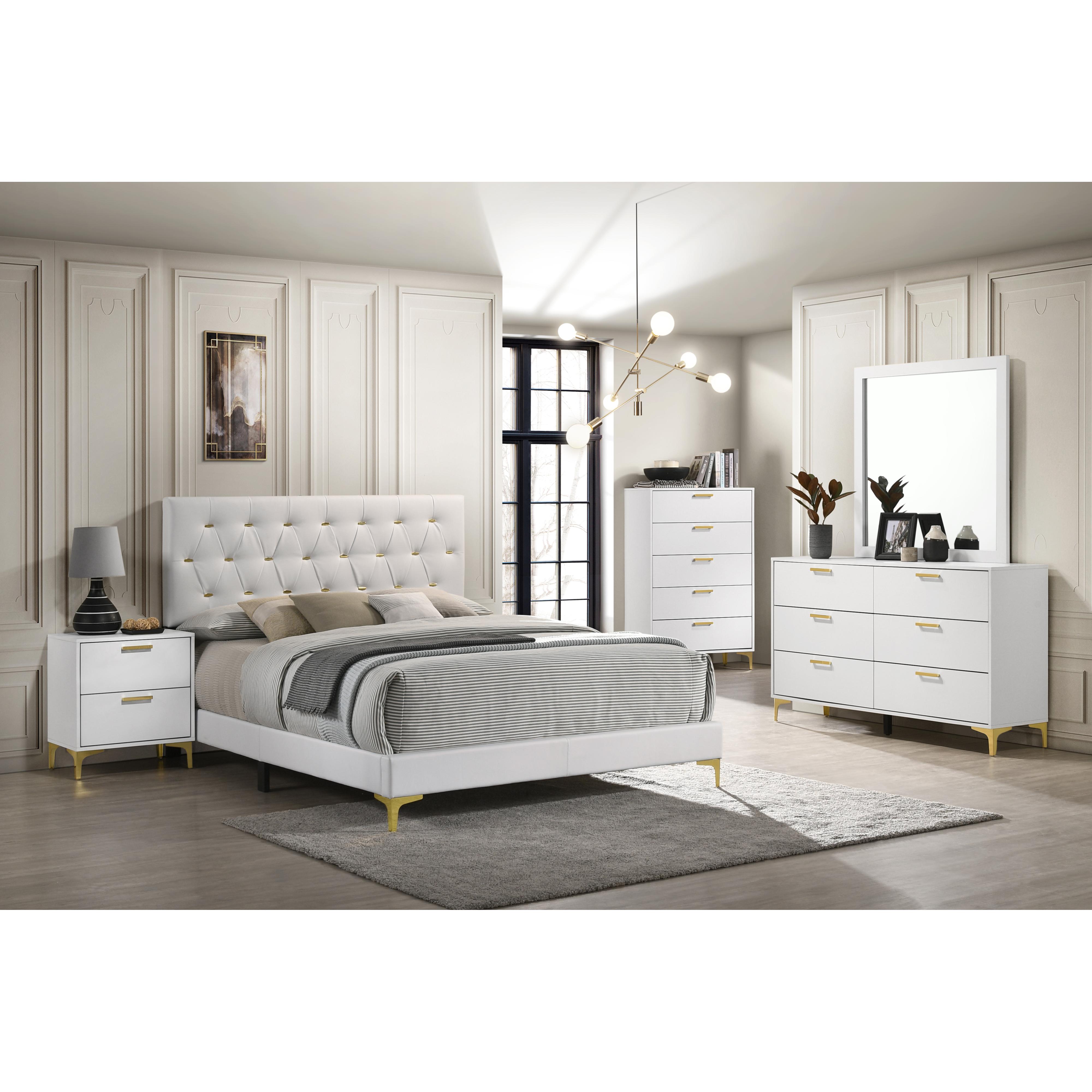  Coaster Furniture Kendall 224403 6-Drawer Dresser - White IMAGE 2