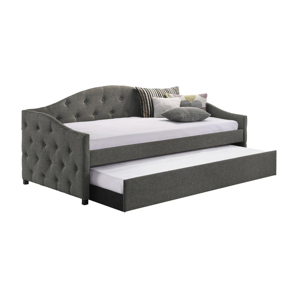 Coaster Furniture Sadie 300638 Upholstered Twin Daybed with Trundle - Grey
