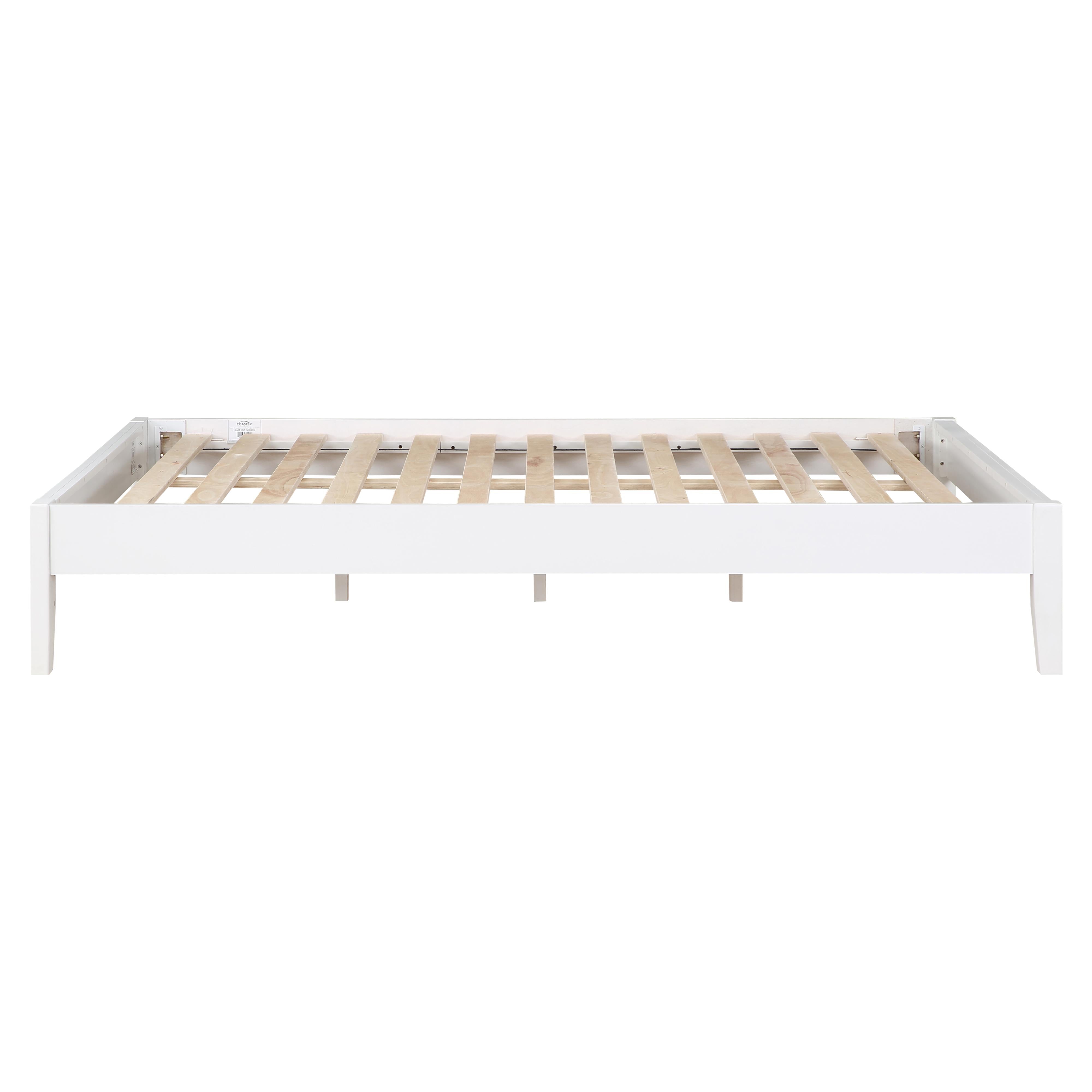  Size_Queen --  Hounslow 306128Q Queen Universal Platform Bed - White IMAGE 6