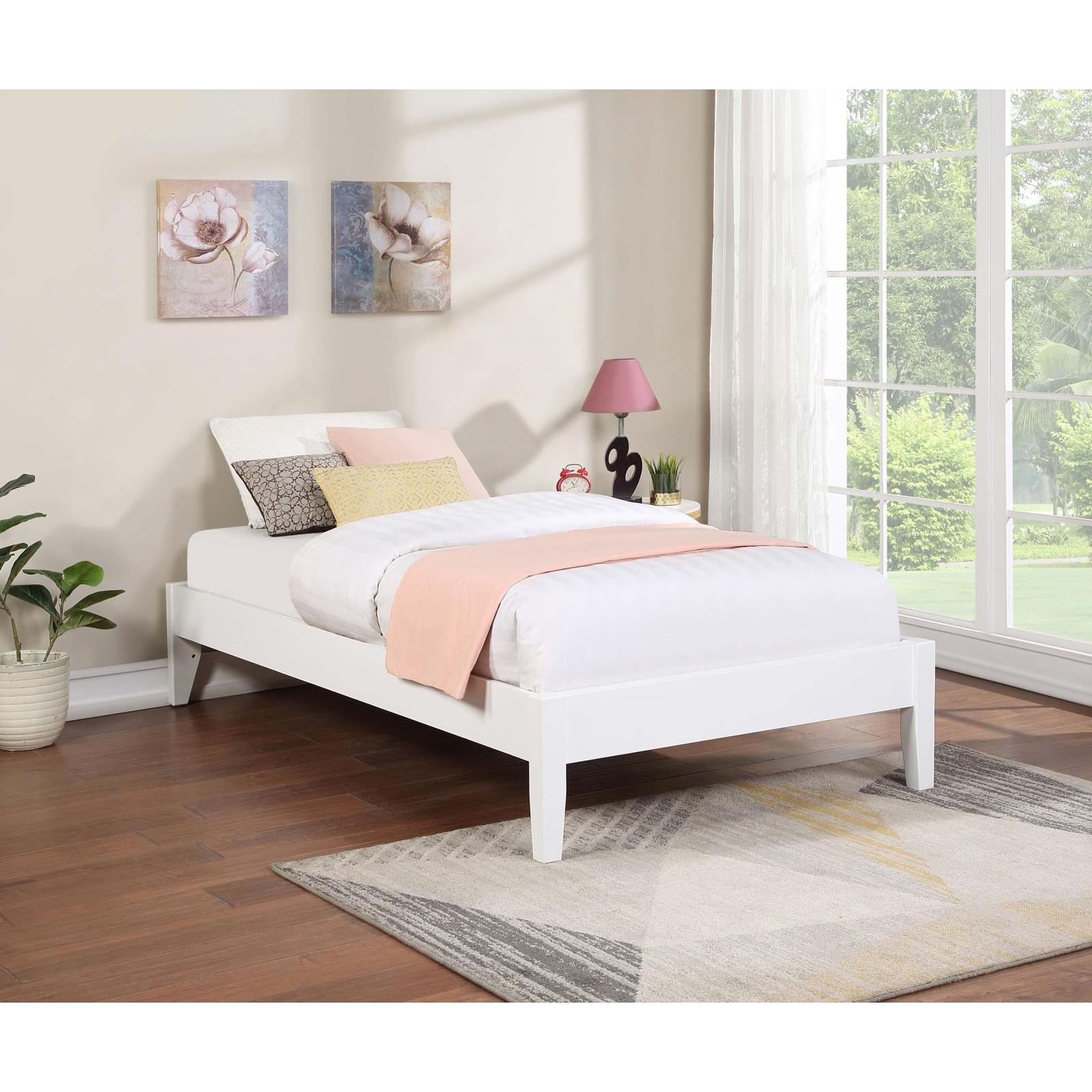  Size_Full --  Hounslow 306128F Full Universal Platform Bed - White IMAGE 2