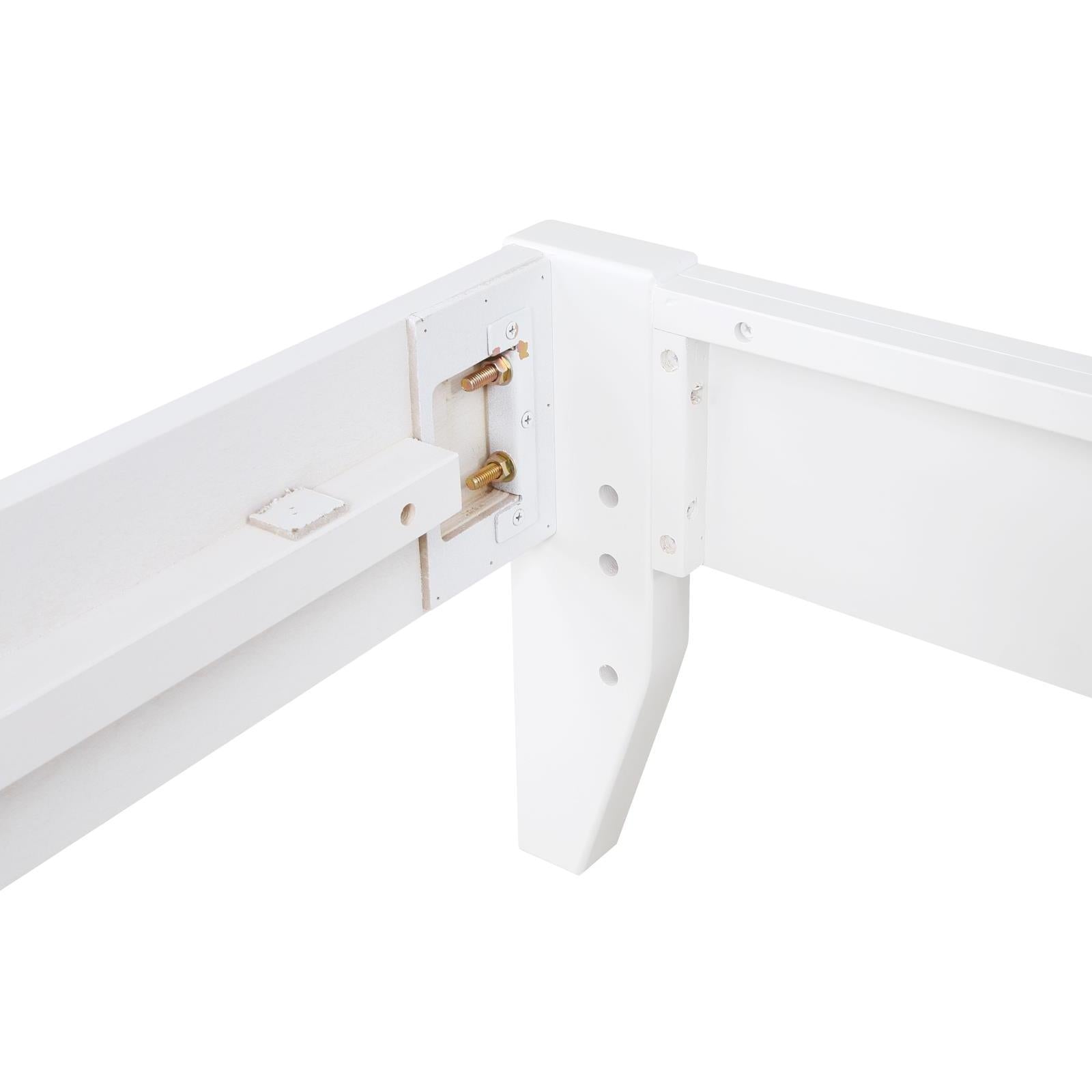  Size_Full --  Hounslow 306128F Full Universal Platform Bed - White IMAGE 7