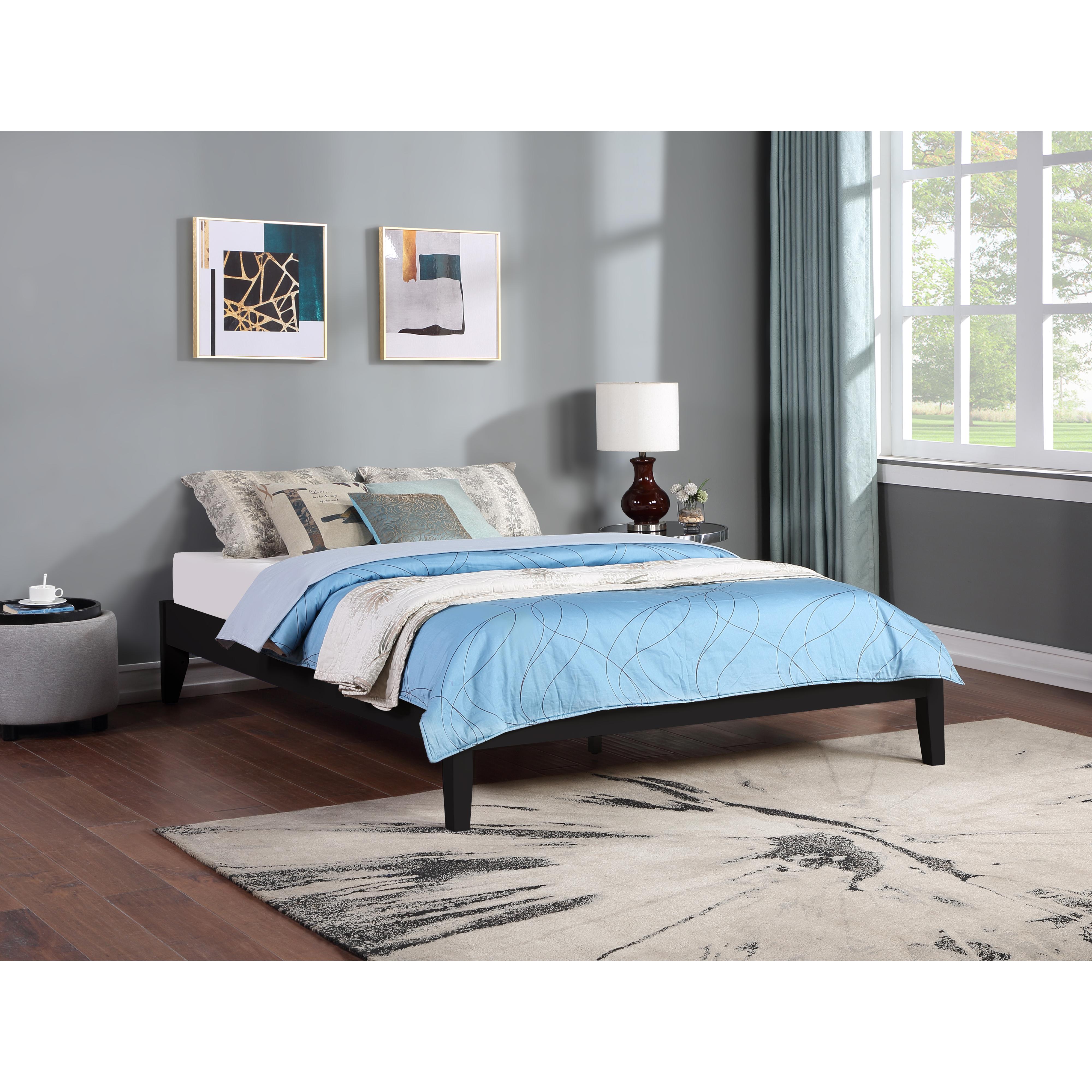  Size_California King --  Hounslow 306129KW California King Universal Platform Bed - Black IMAGE 2