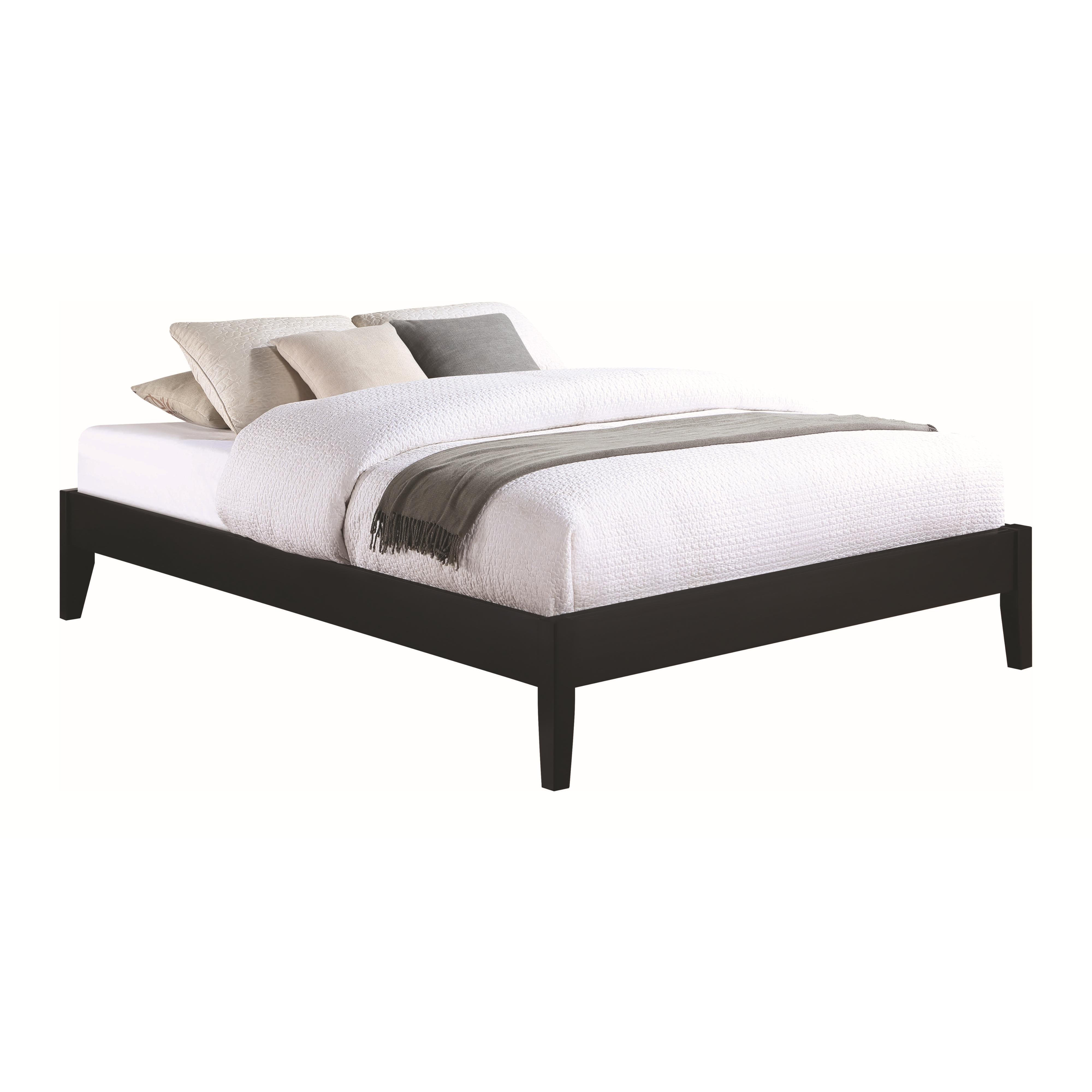  Size_Queen --  Hounslow 306129Q Queen Universal Platform Bed - Black IMAGE 1