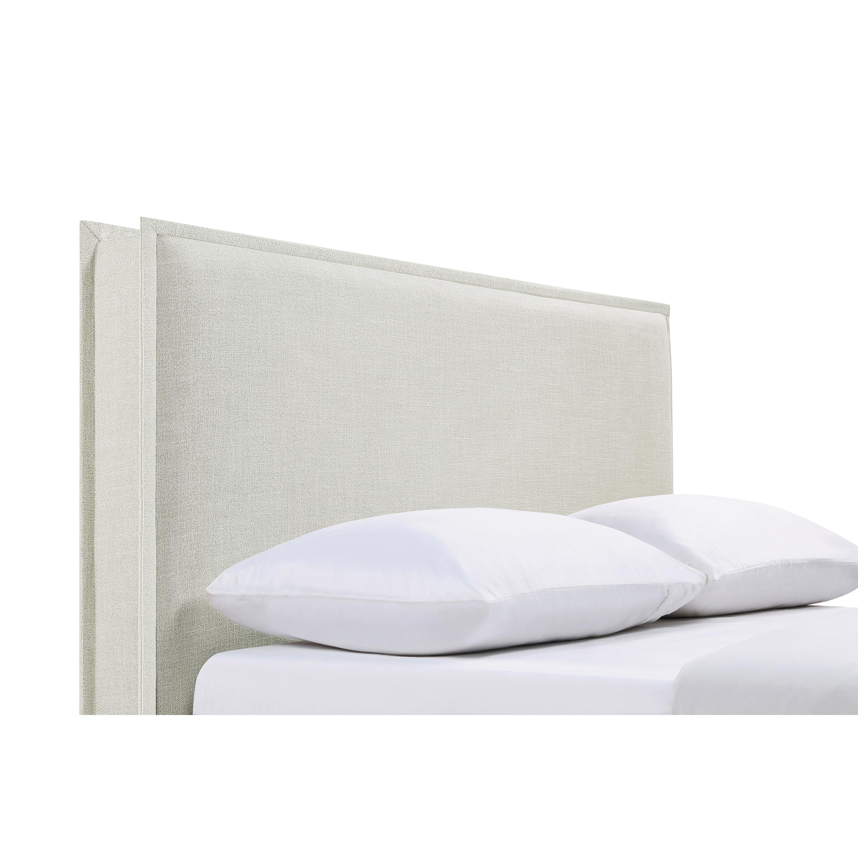  Coaster Furniture Izzy 315985K Upholstered King Panel Headboard - Sand IMAGE 1