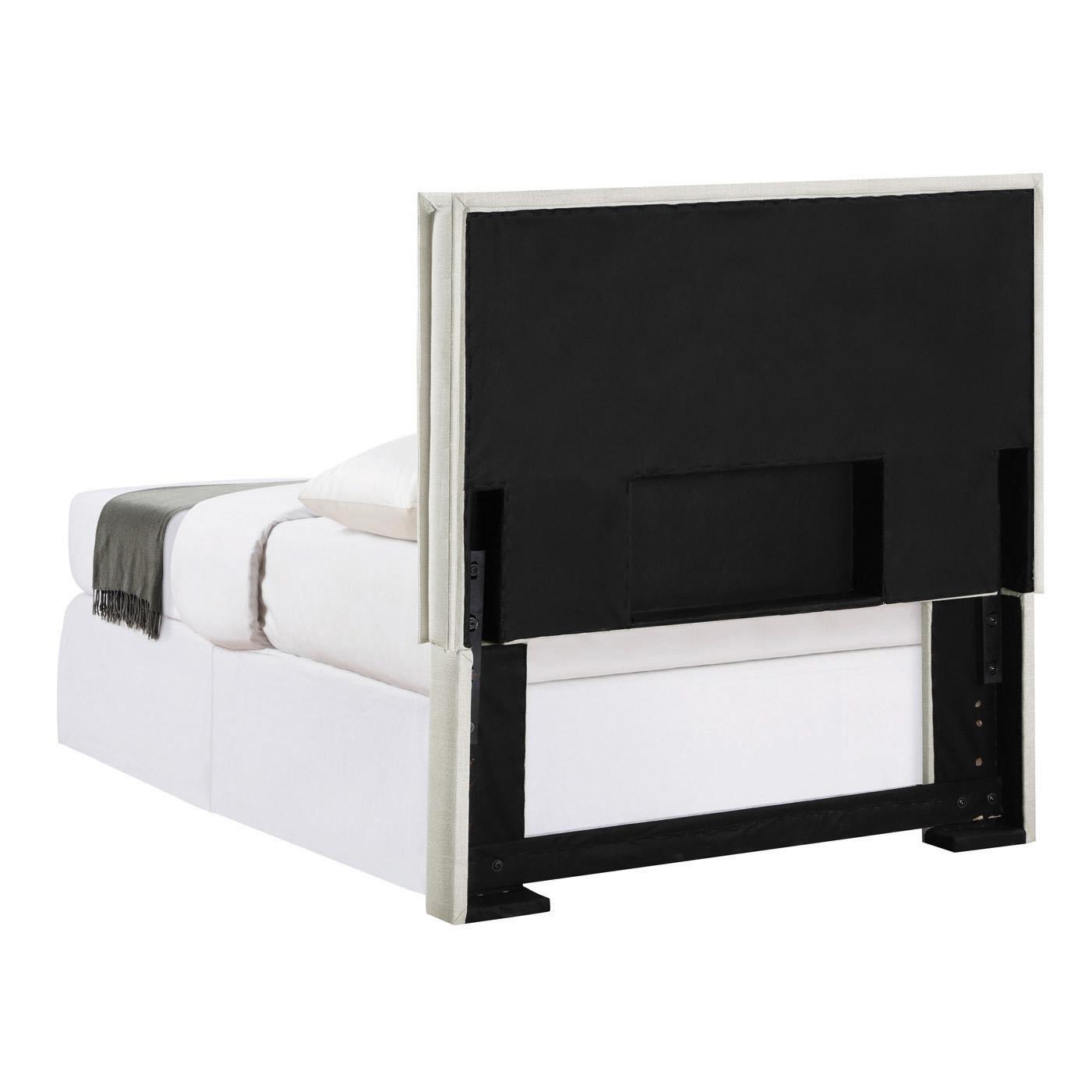  Coaster Furniture Izzy 315985T Upholstered Twin Panel Headboard - Sand IMAGE 4