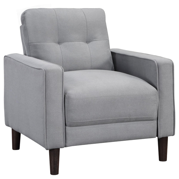 Coaster Furniture Bowen 506783 Upholstered Track Arm Tufted Accent Chair - Grey