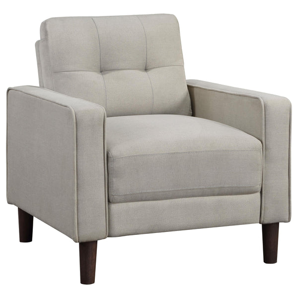 Coaster Furniture Bowen 506787 Upholstered Track Arm Tufted Accent Chair - Beige