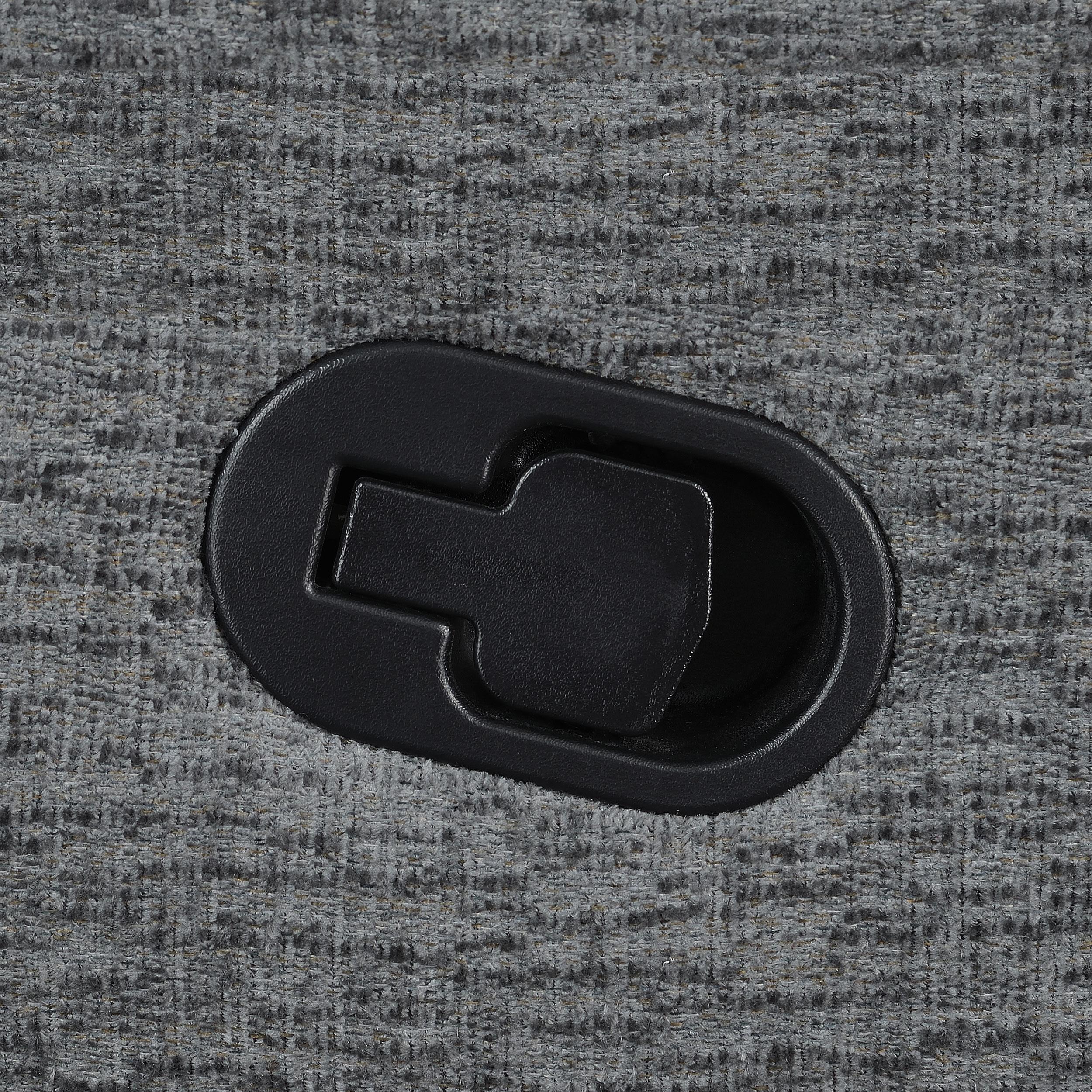  Coaster Furniture Bahrain 609542 Upholstered Motion Loveseat - Charcoal IMAGE 13