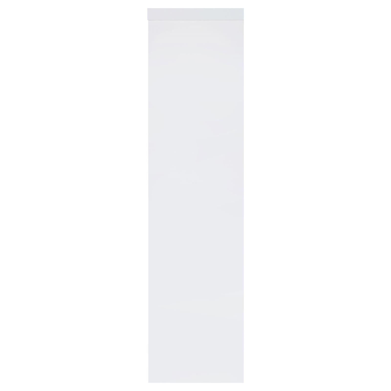  Coaster Furniture Jude 704254 3-shelf Engineered Wood Media Tower - High Gloss White IMAGE 5