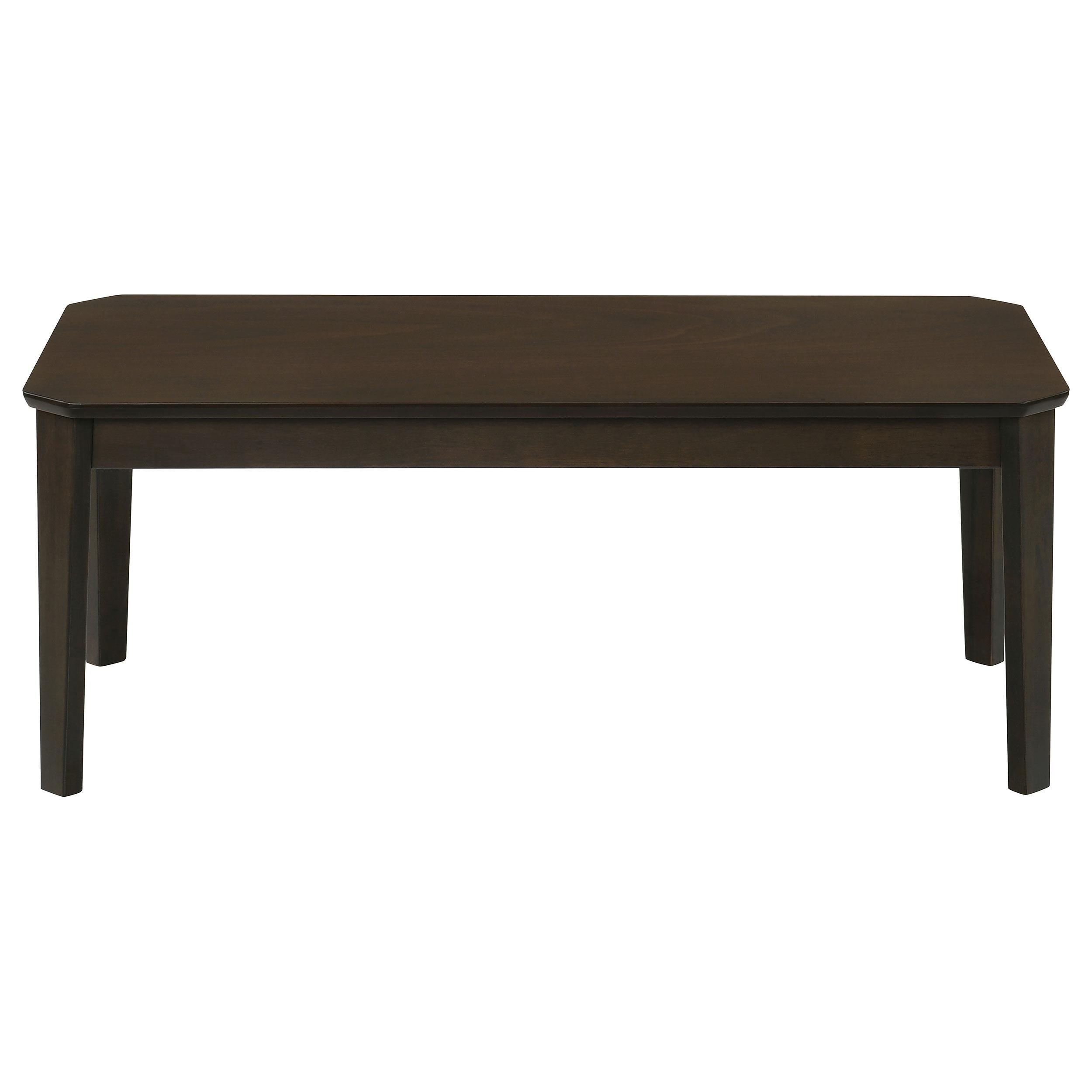  Coaster Furniture Amaro 736184 3-piece Coffee and End Table Set - Dark Brown IMAGE 3