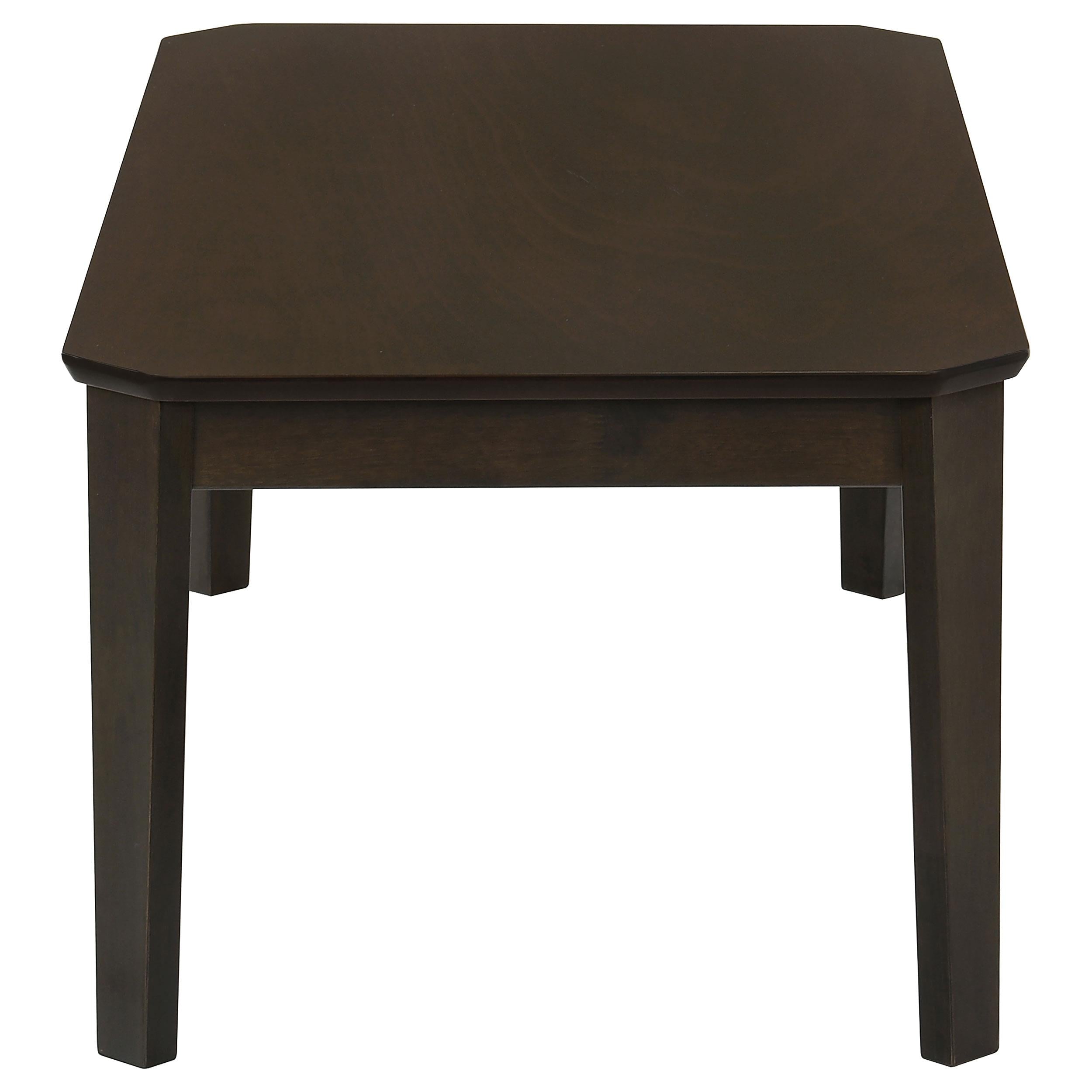  Coaster Furniture Amaro 736184 3-piece Coffee and End Table Set - Dark Brown IMAGE 4